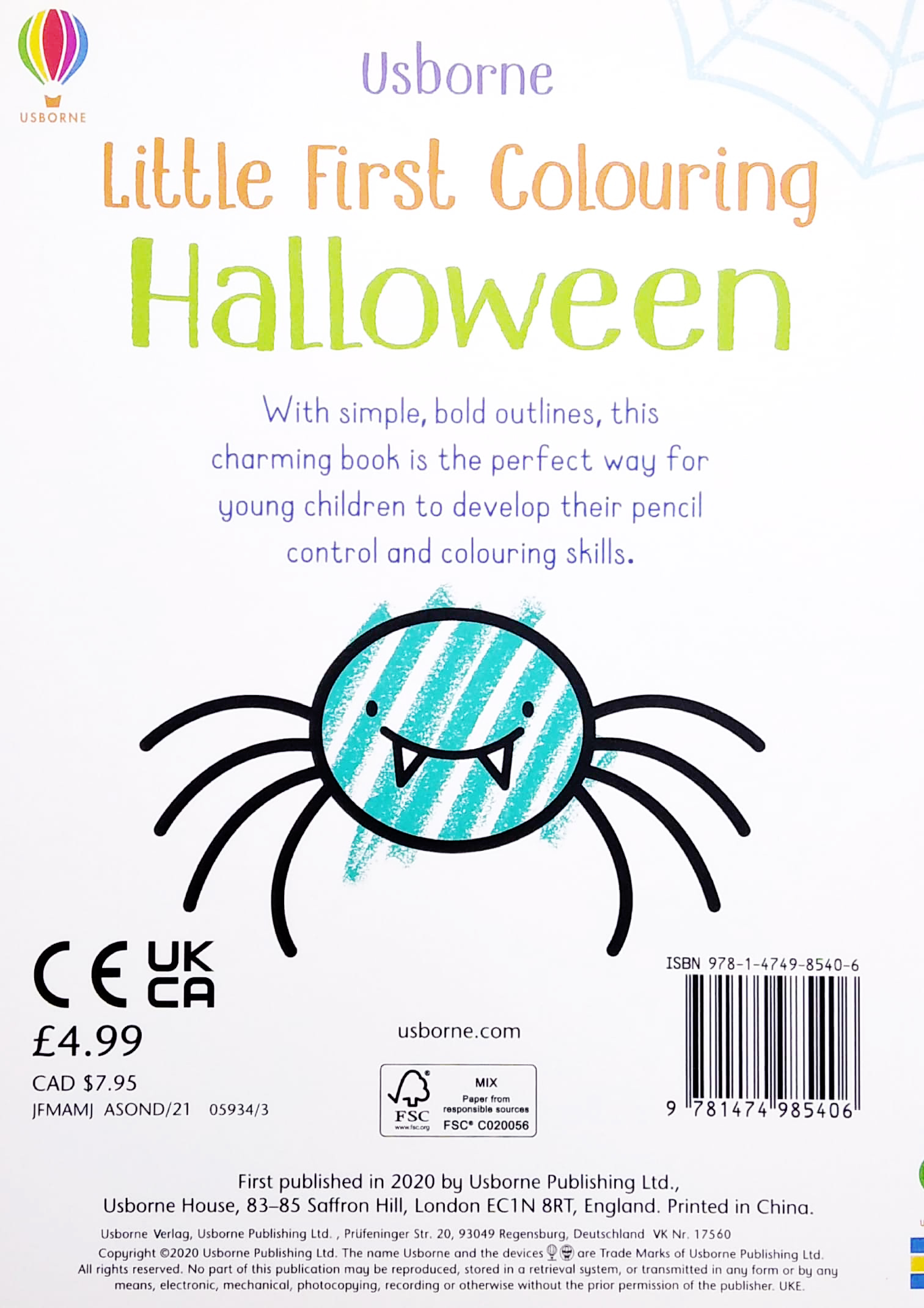 little first colouring halloween