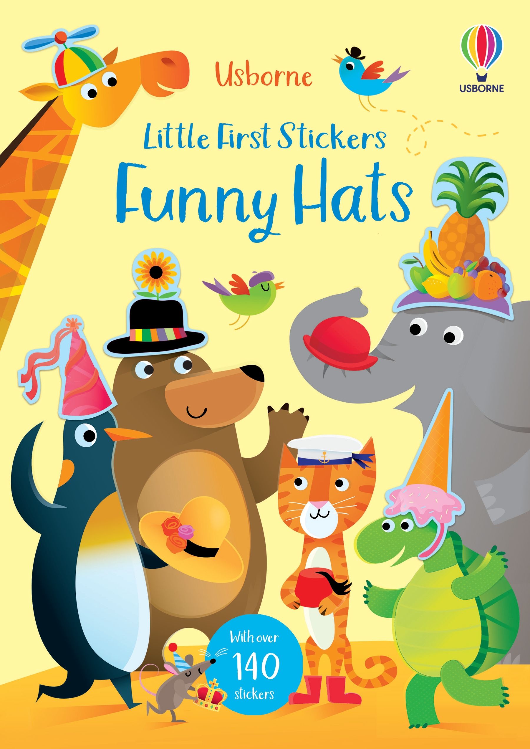 little first stickers funny hats