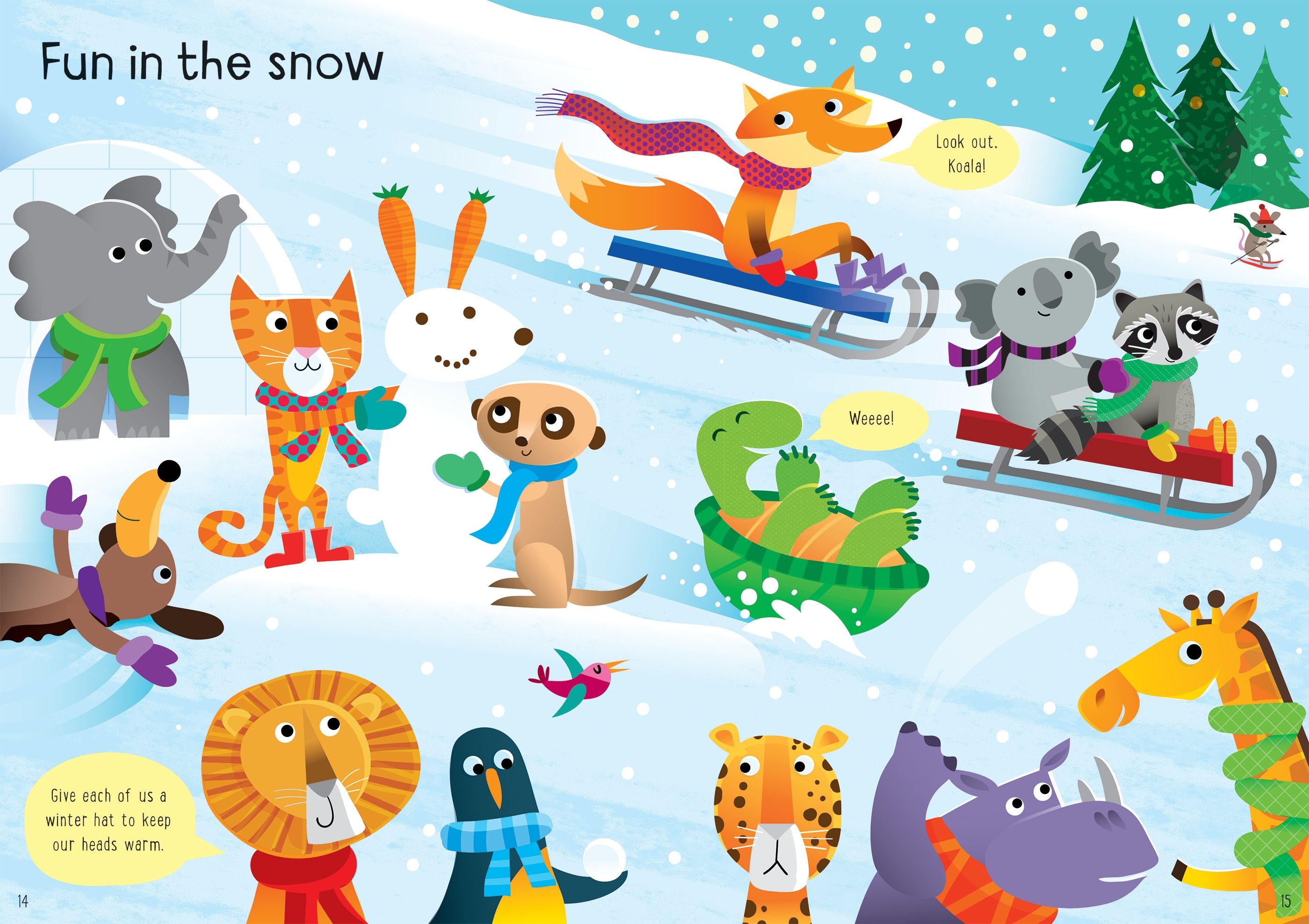 little first stickers funny hats