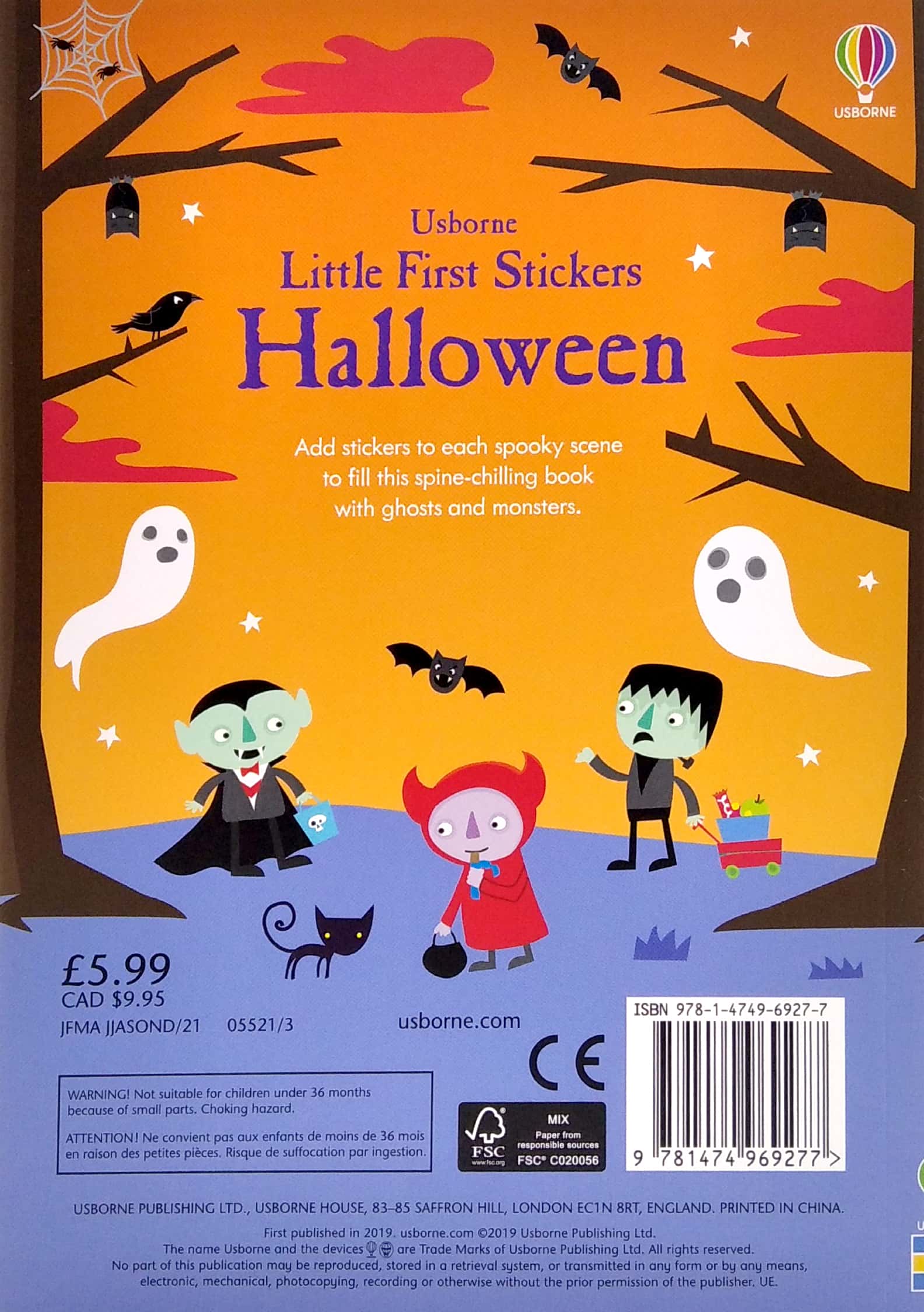 little first stickers halloween