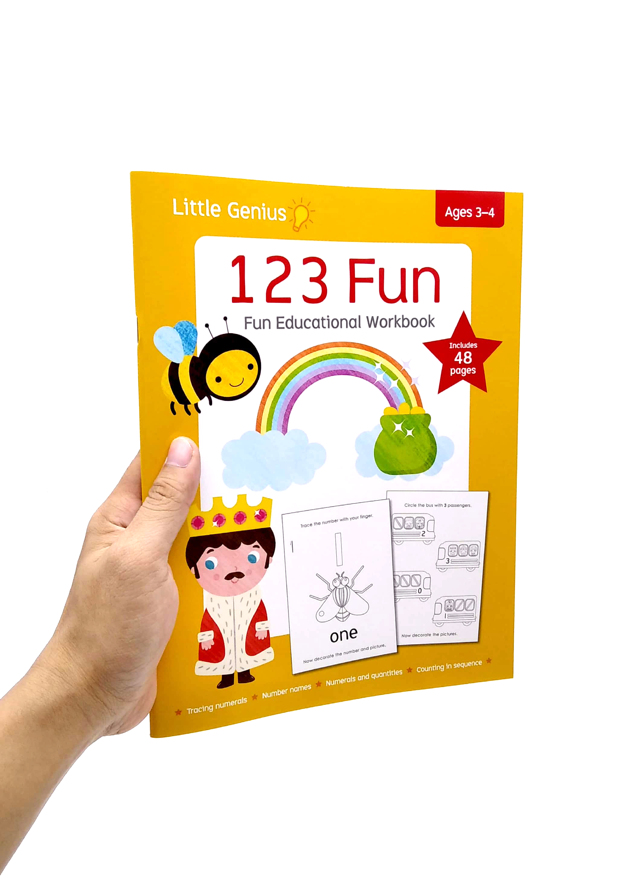 little genius: 123 fun - fun educational workbook