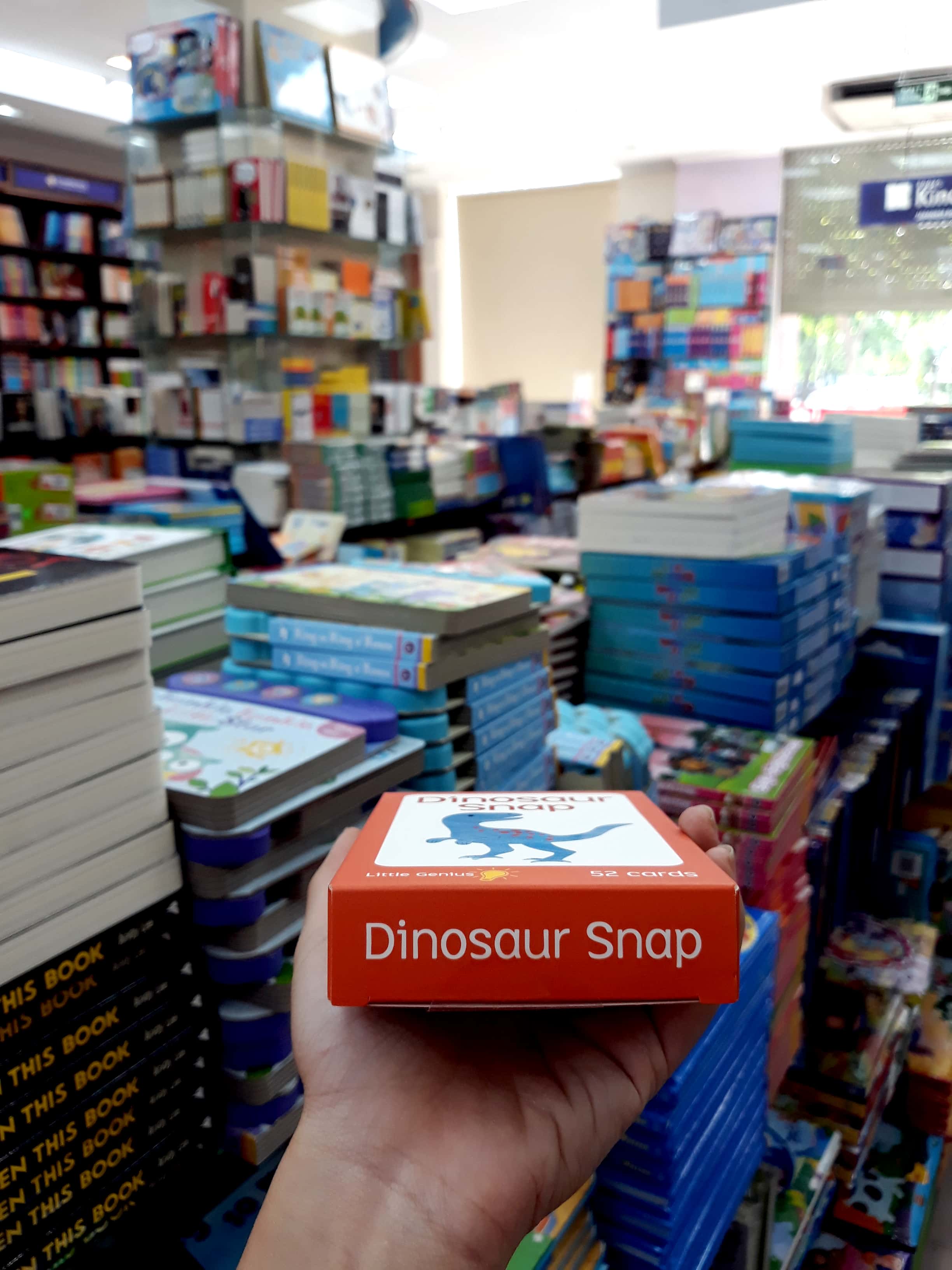 little genius card dino snap