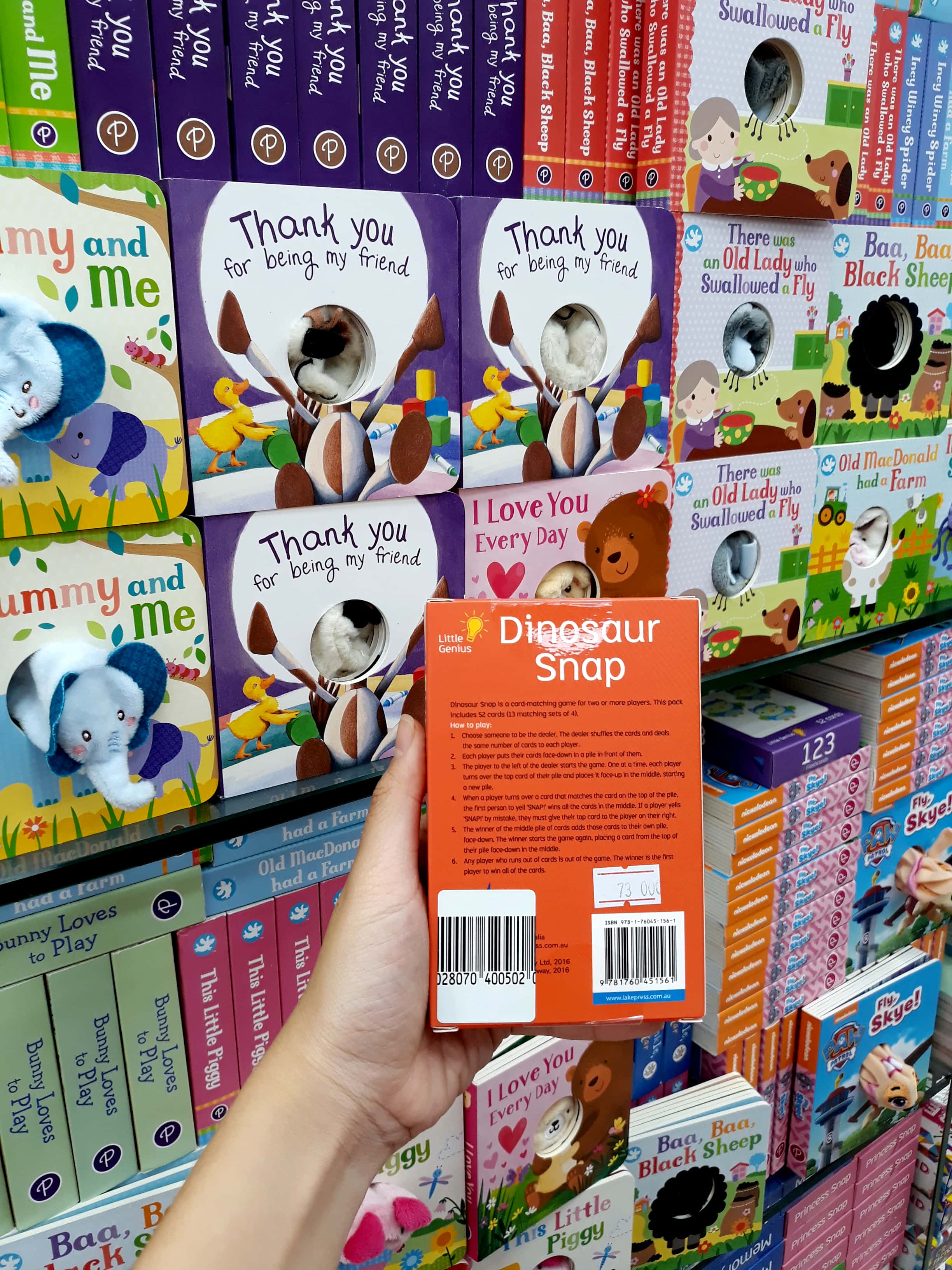 little genius card dino snap