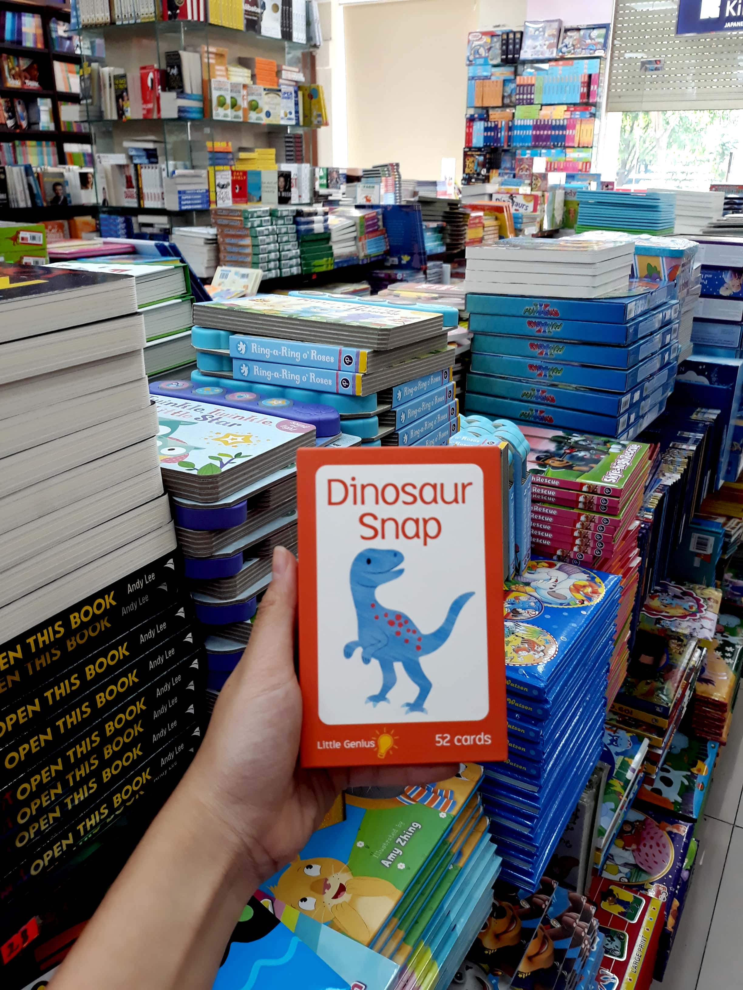 little genius card dino snap