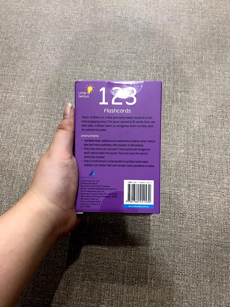 little genius cards 123