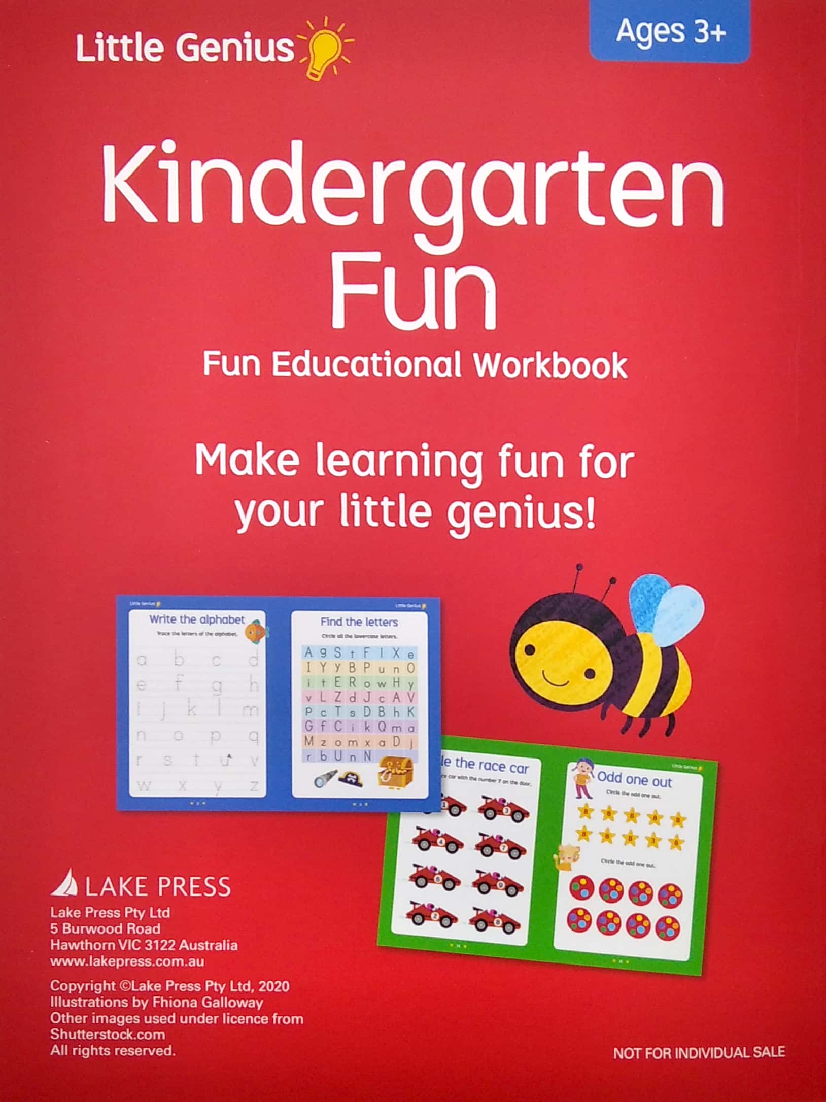 little genius: kindergarten fun early learning educational puzzle box