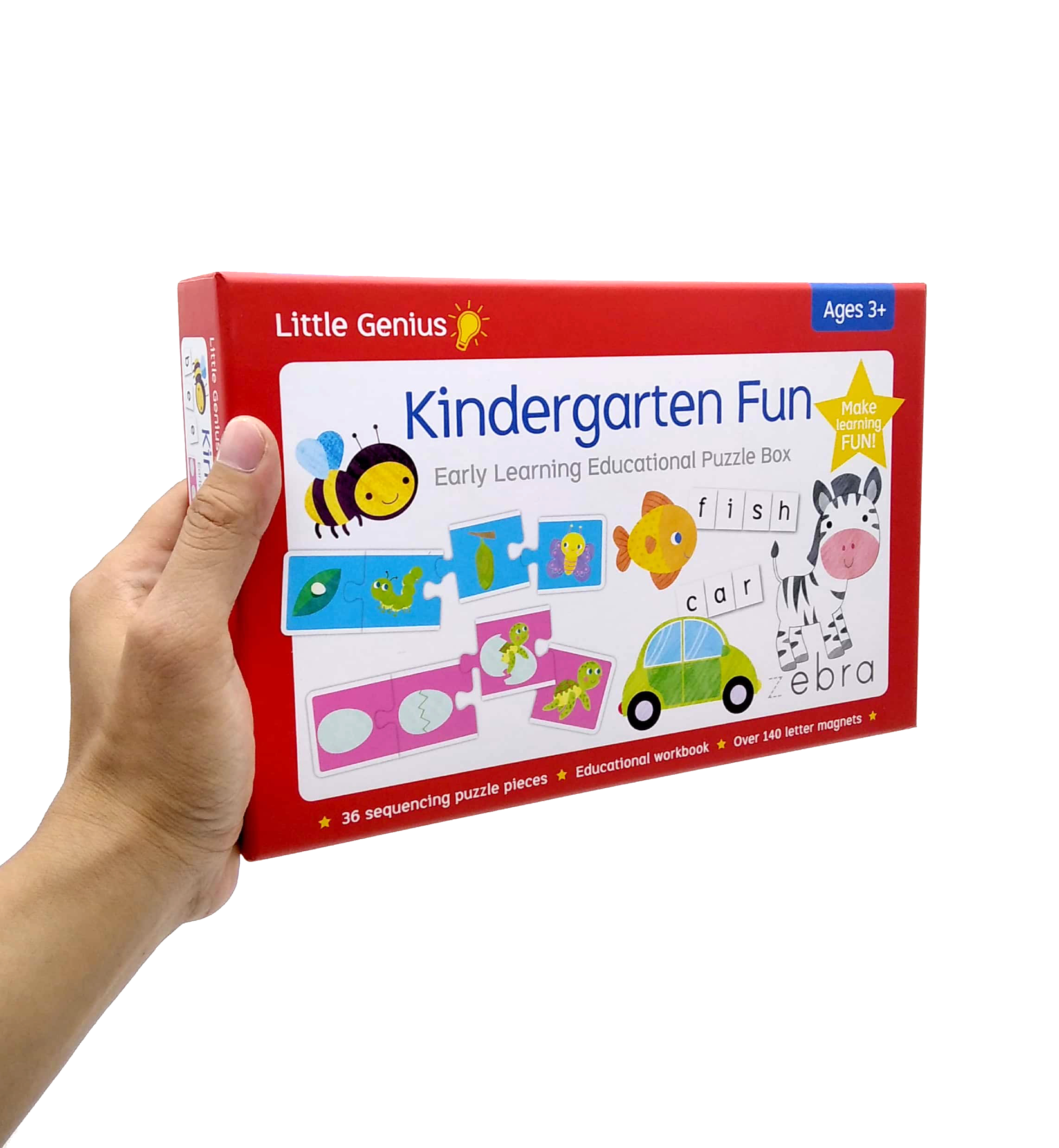little genius: kindergarten fun early learning educational puzzle box