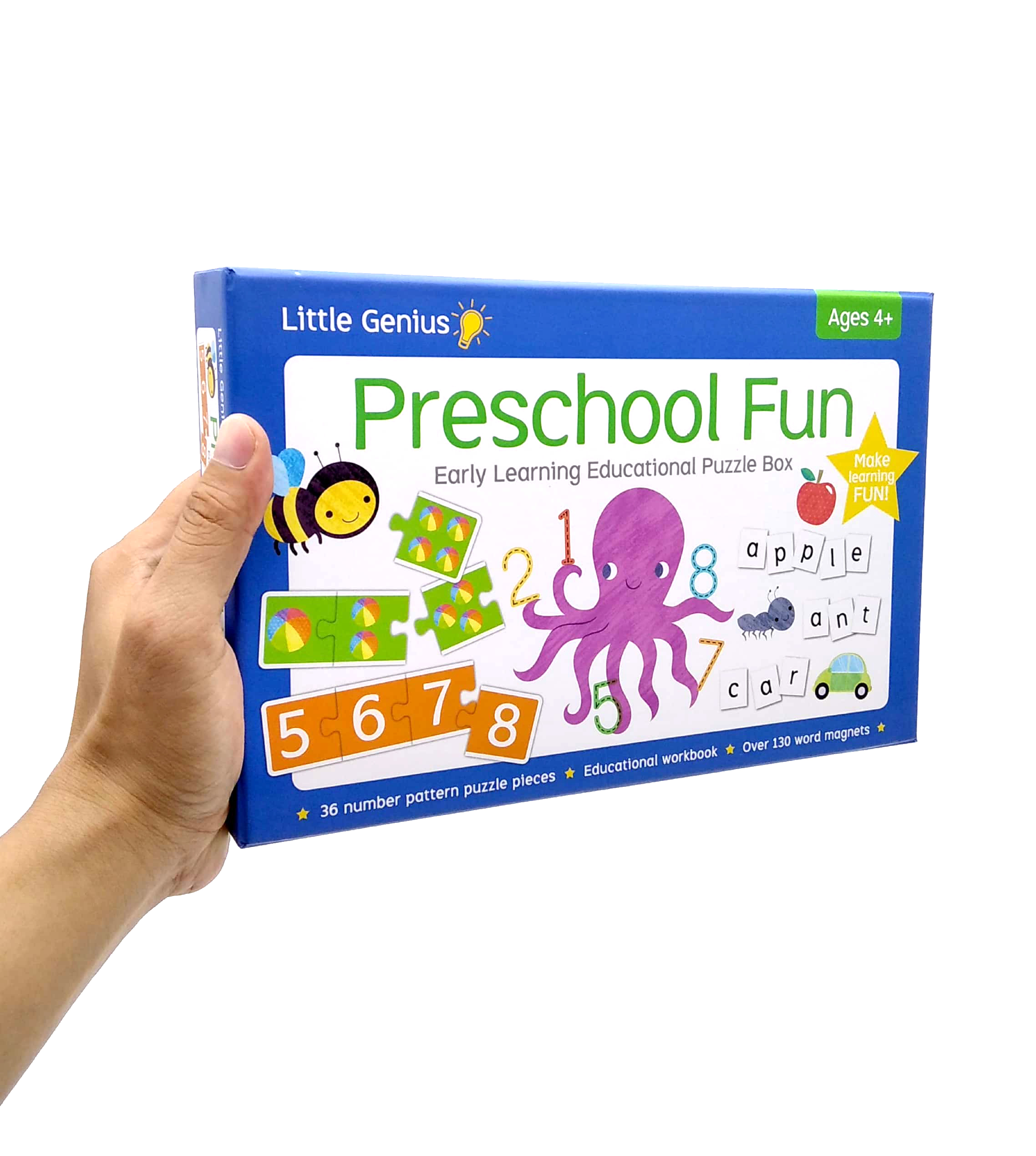 little genius: preschool fun early learning educational puzzle box