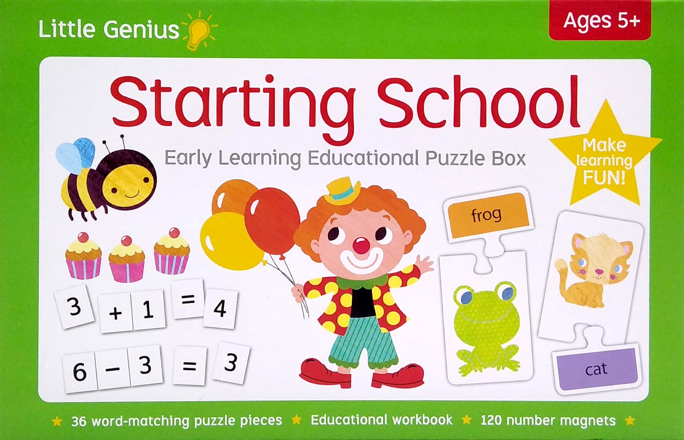 little genius: starting school early learning educational puzzle box