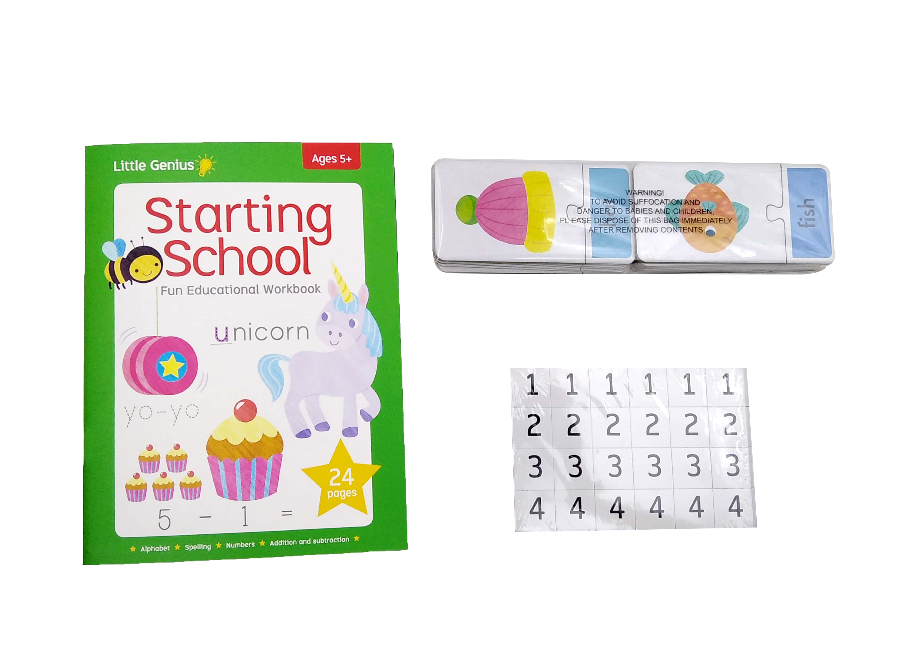 little genius: starting school early learning educational puzzle box