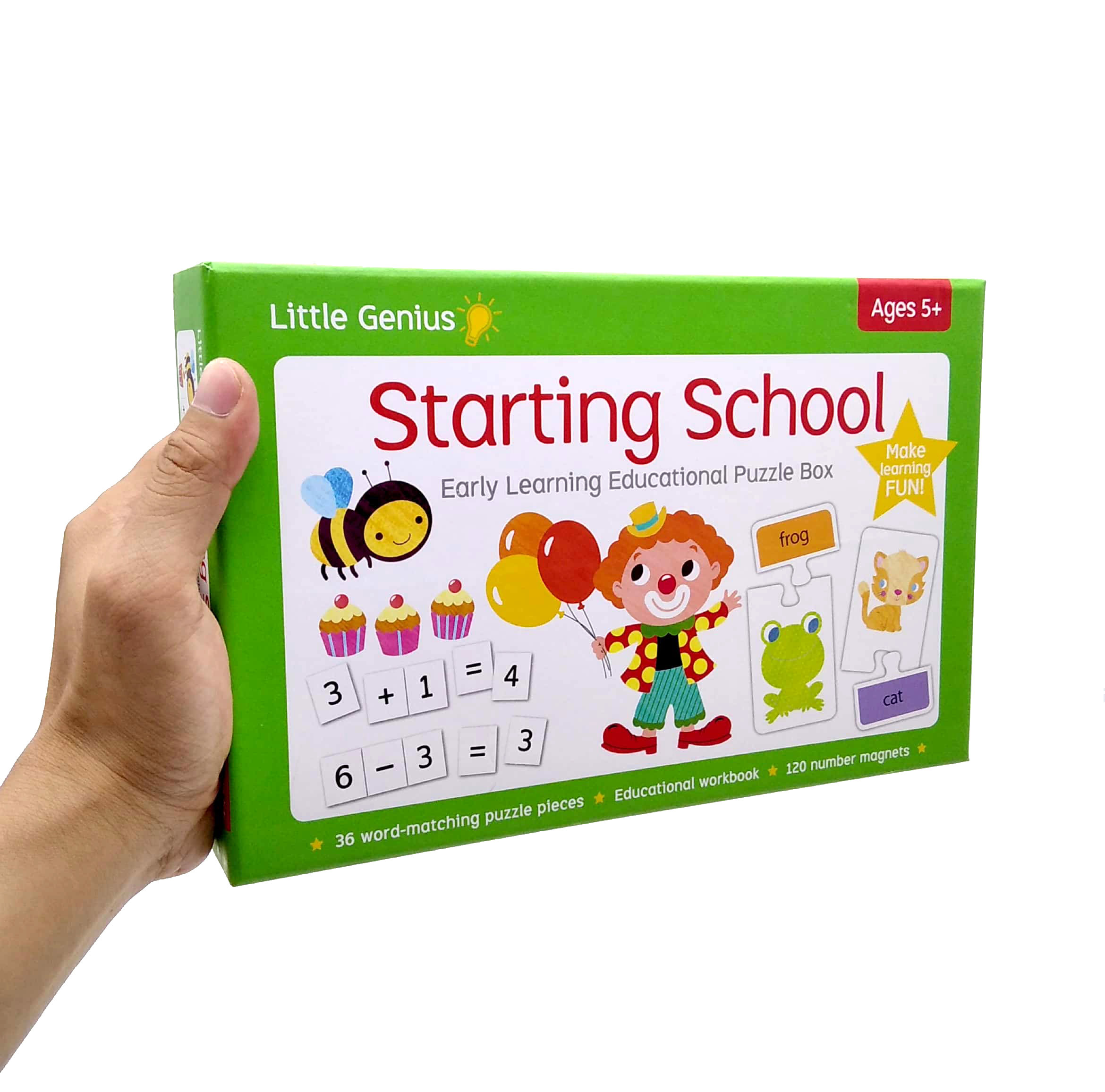 little genius: starting school early learning educational puzzle box