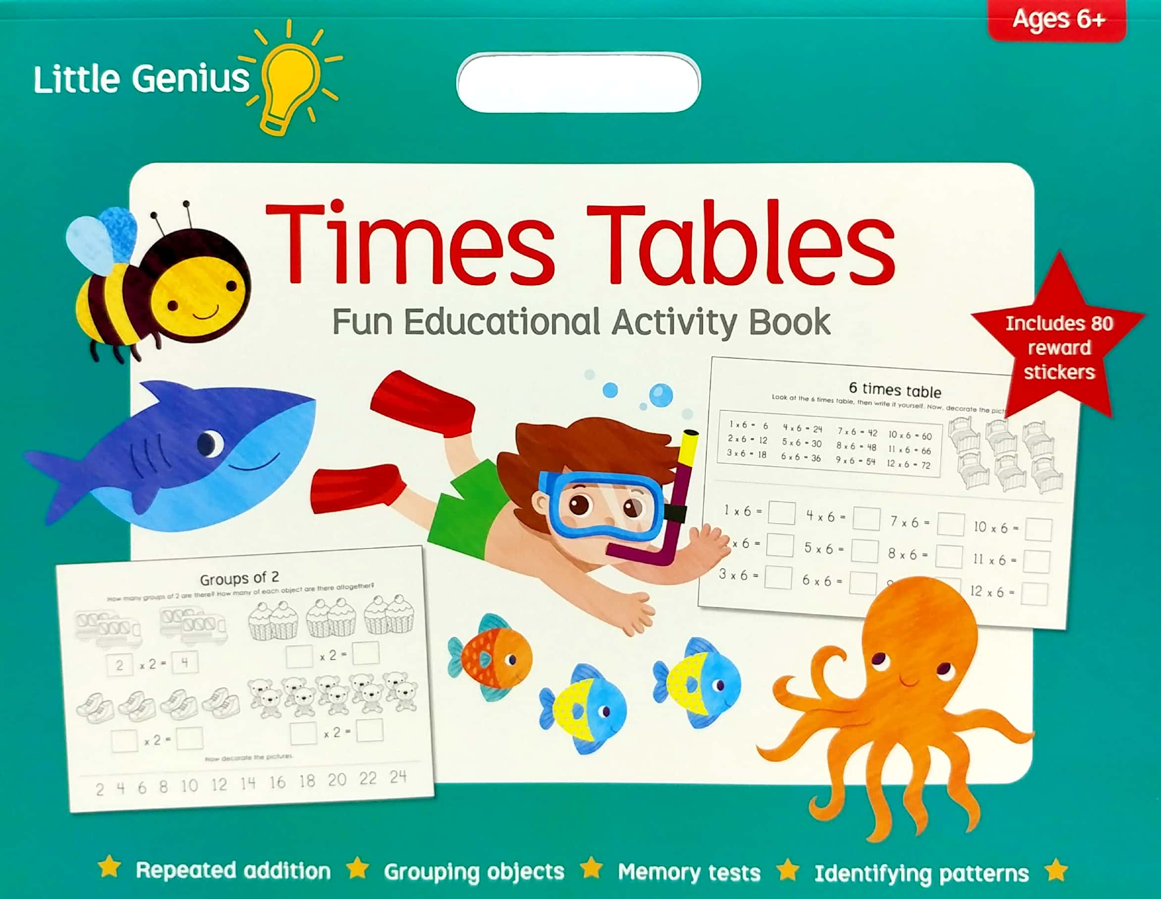 little genius: times table fun educational activity book