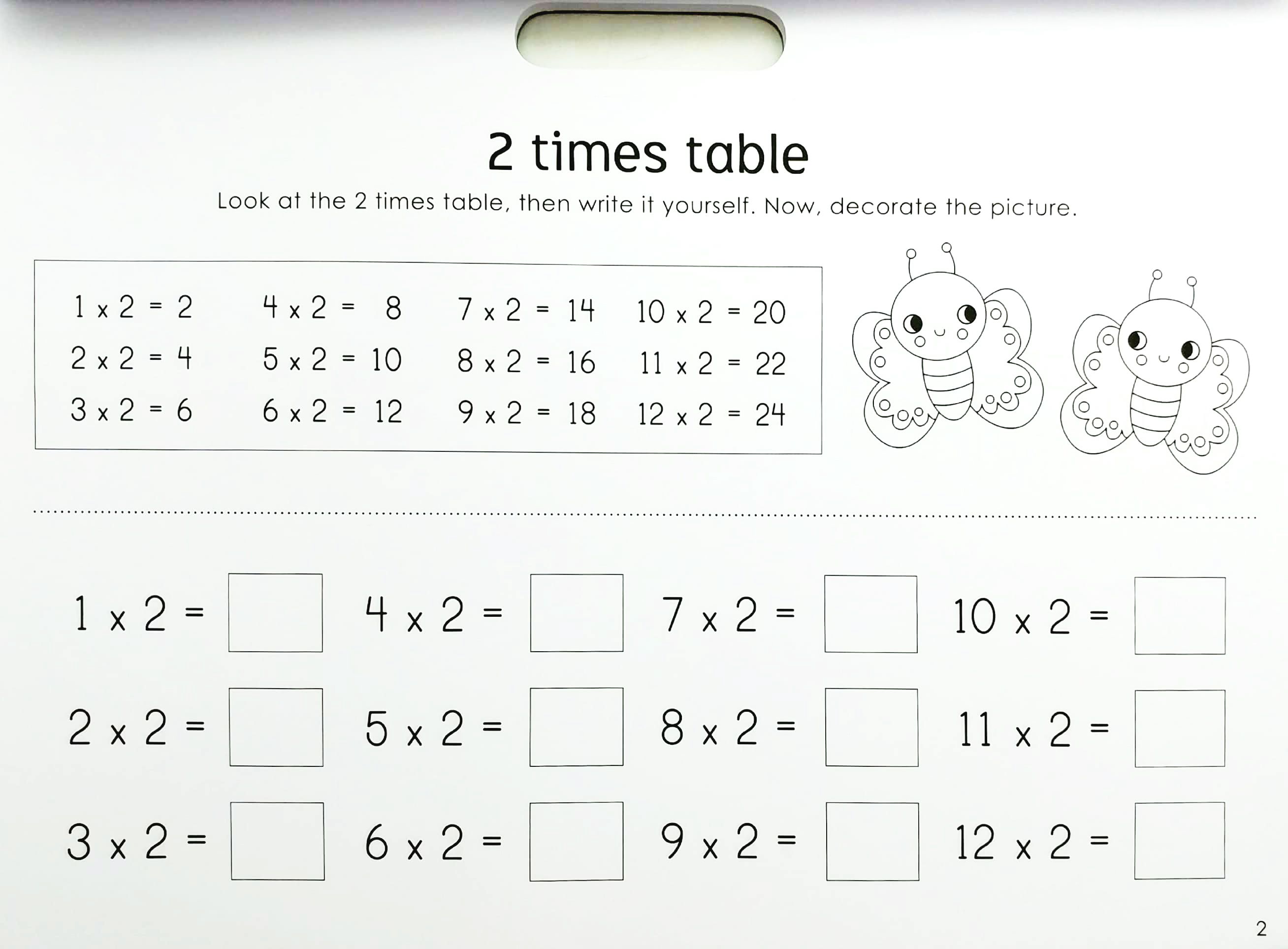 little genius: times table fun educational activity book