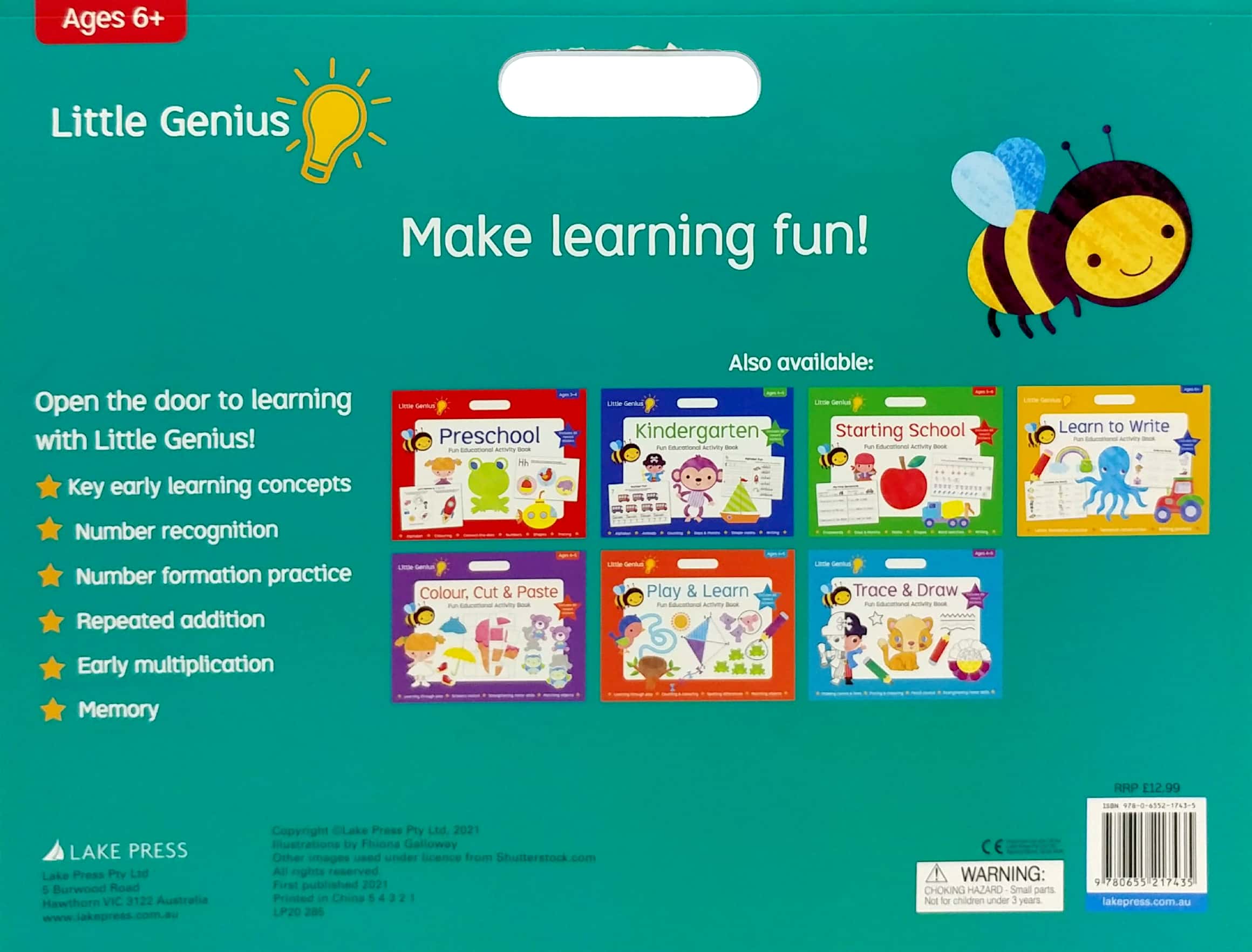 little genius: times table fun educational activity book