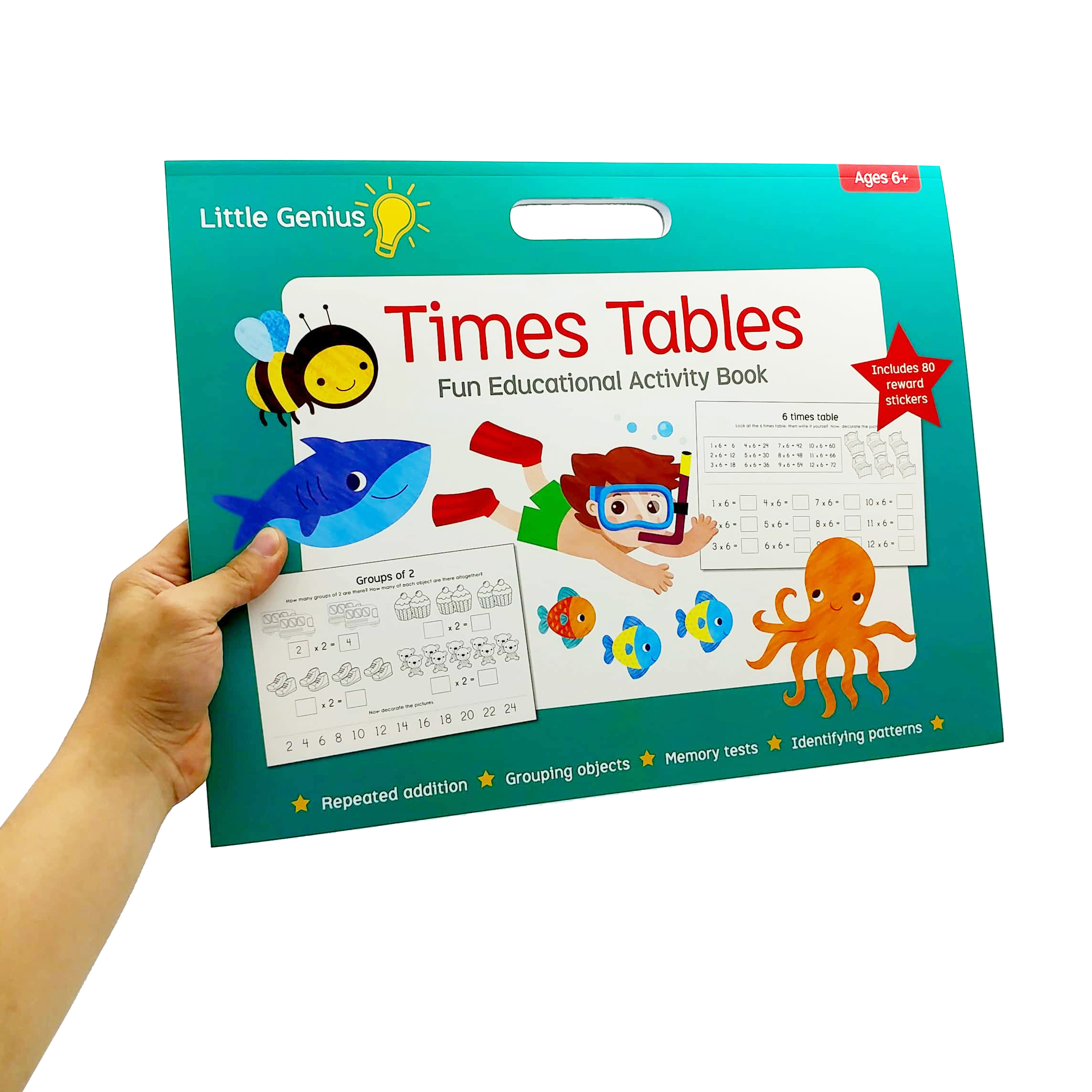 little genius: times table fun educational activity book