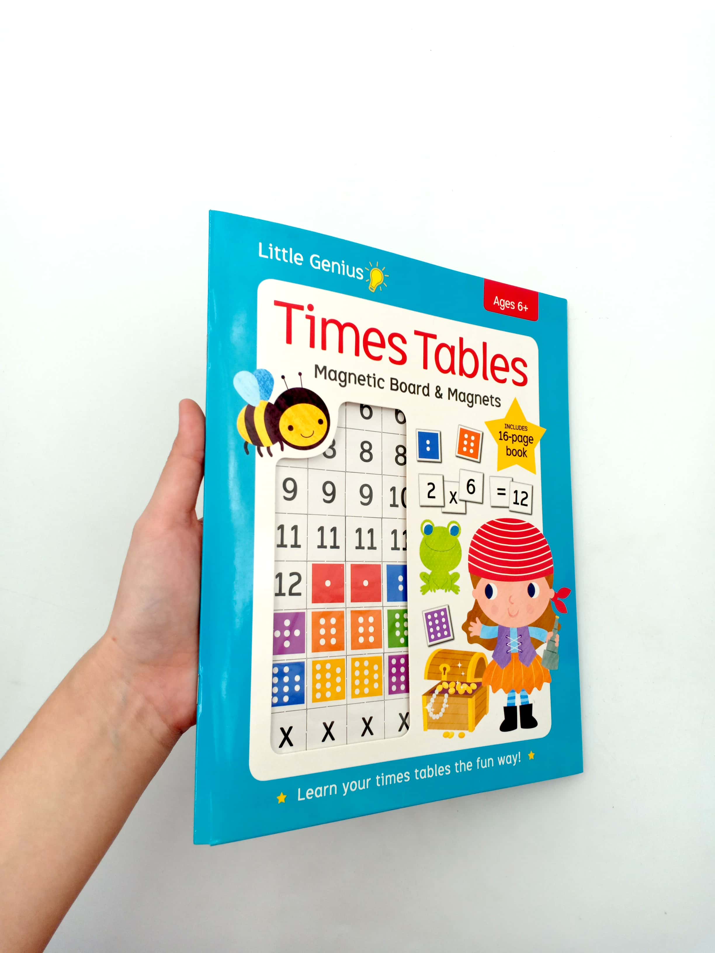 little genius times table - magnetic board & magnets