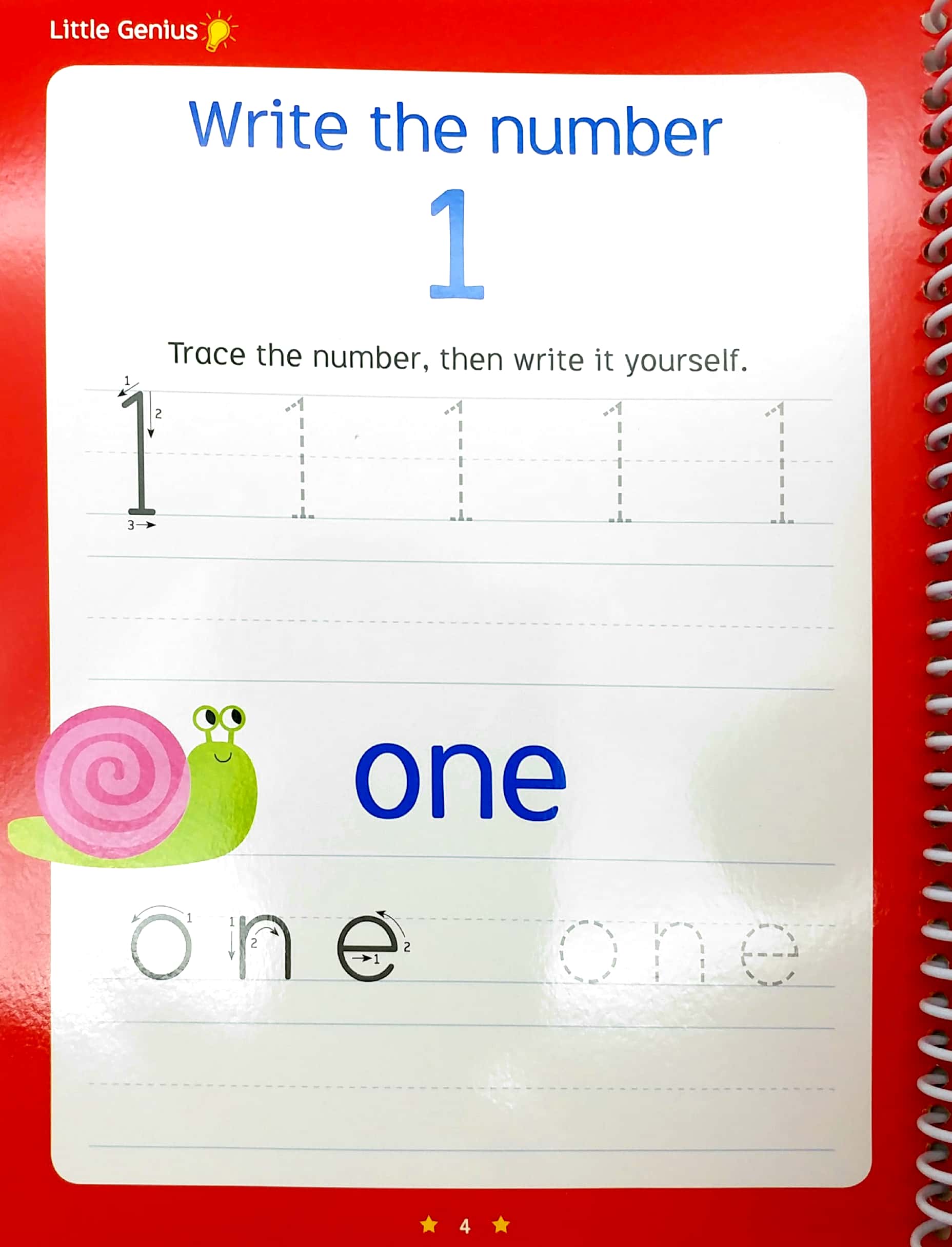 little genius write and wipe bind up - numbers