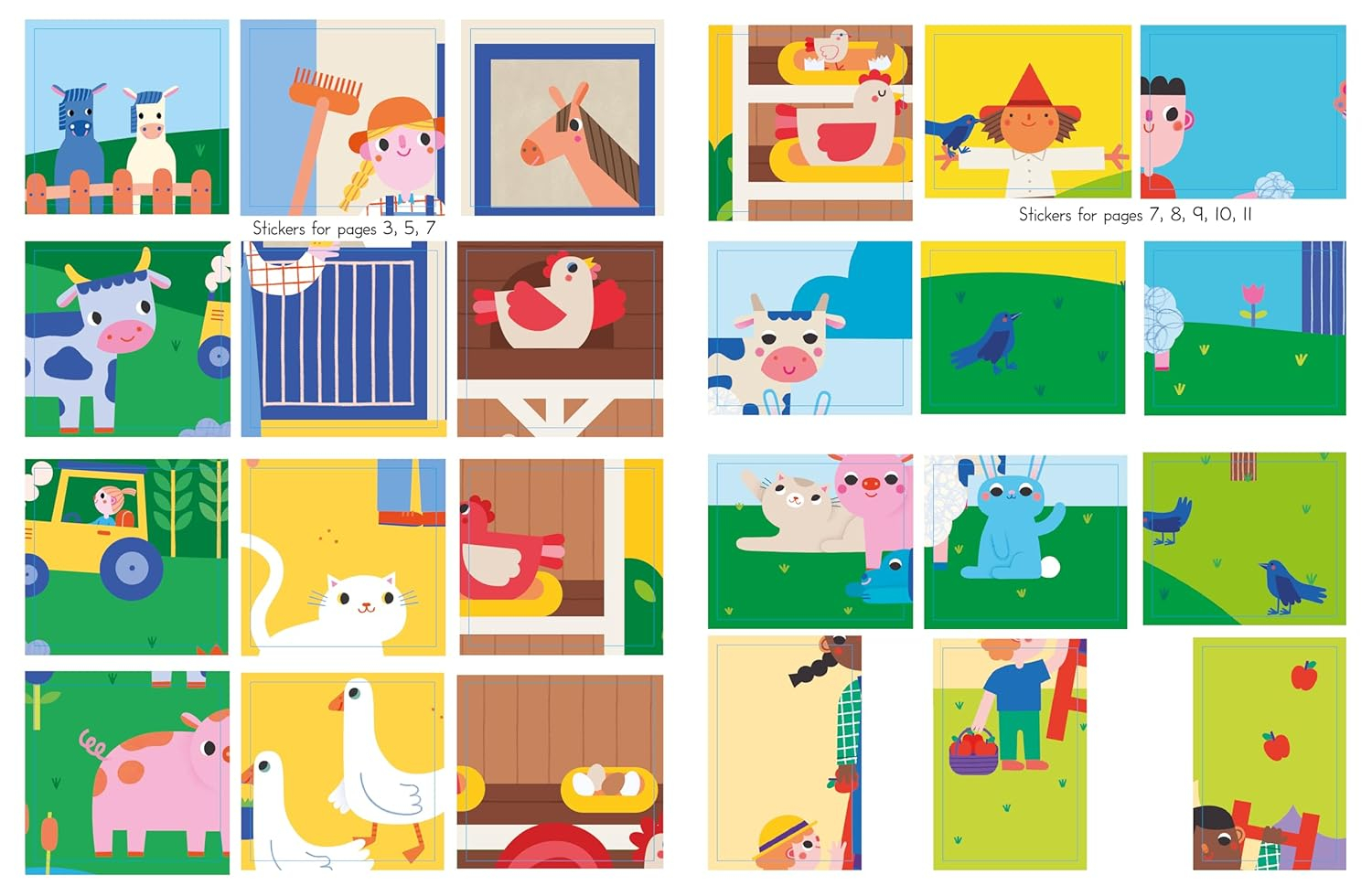 little hands picture matching - farm
