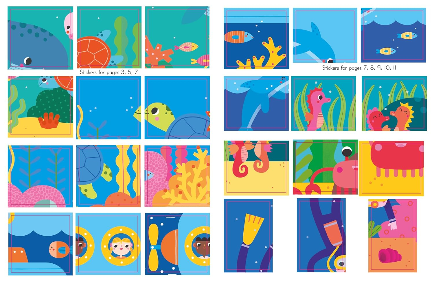 little hands picture matching - under the sea