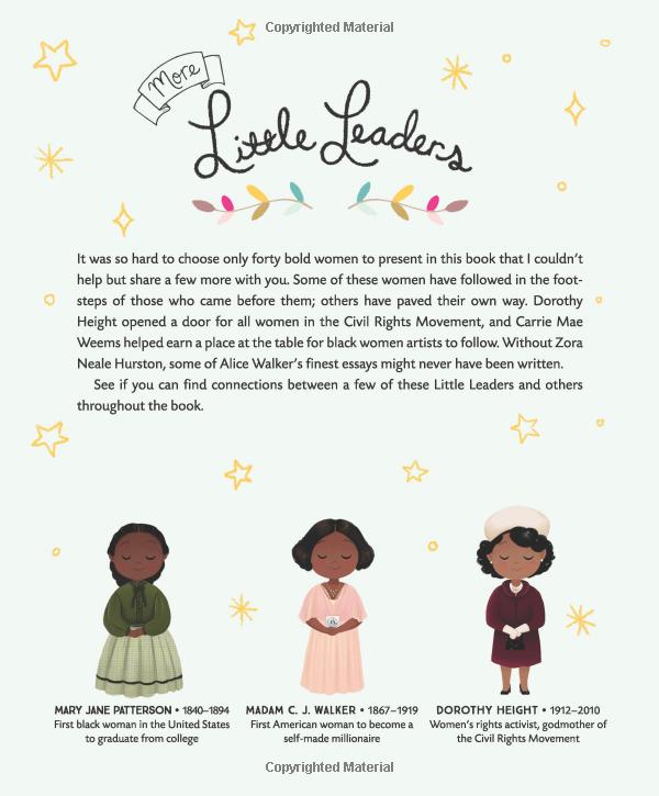 little leaders: bold women in black history