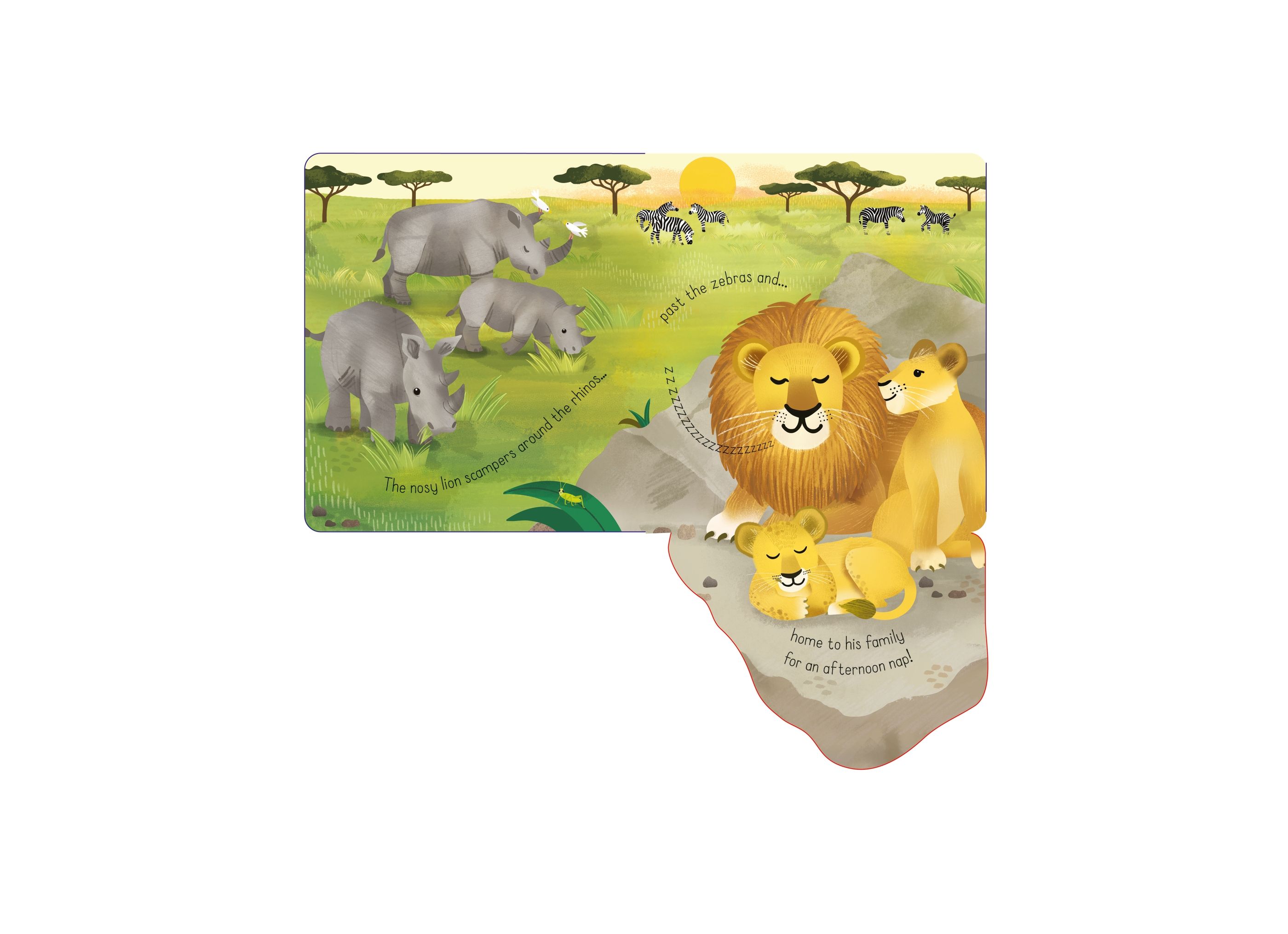 little lift and look nosy lion