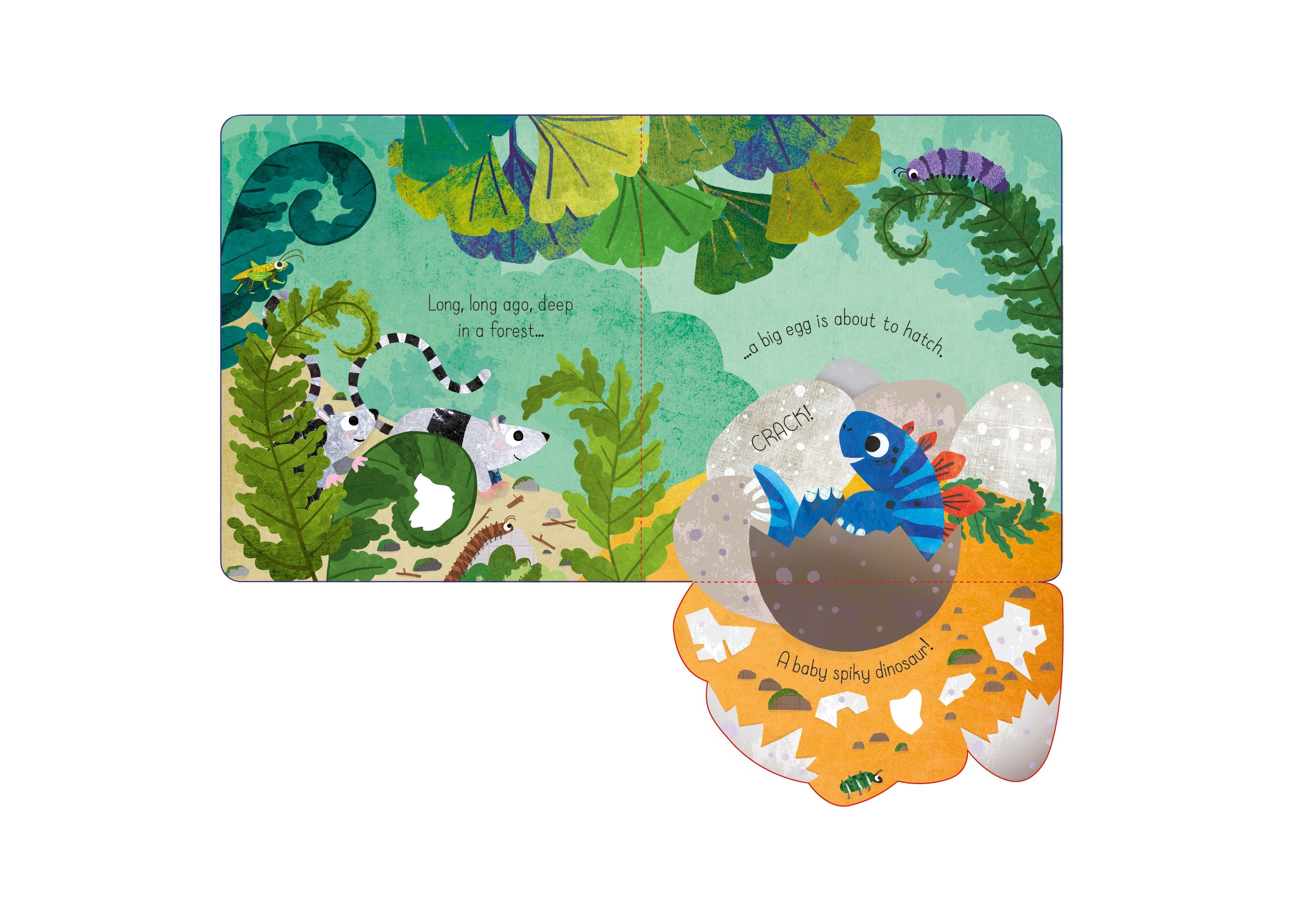 little lift and look spiky dinosaur