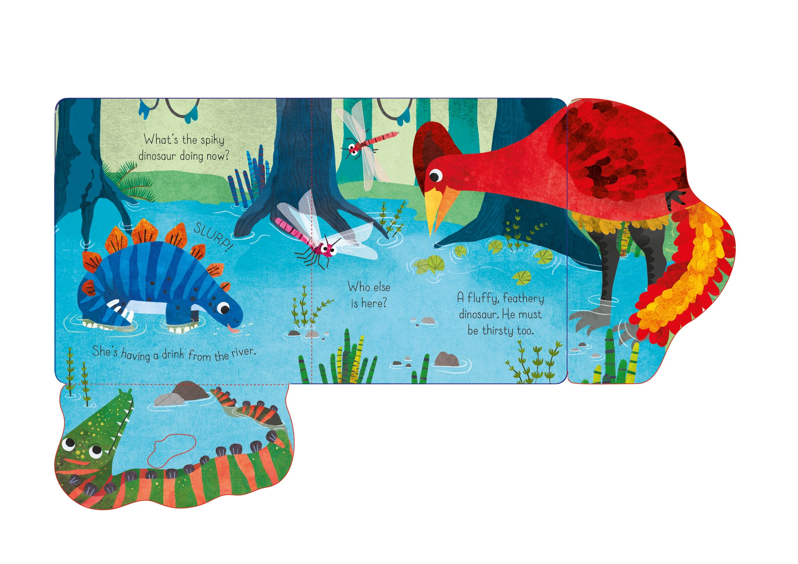 little lift and look spiky dinosaur