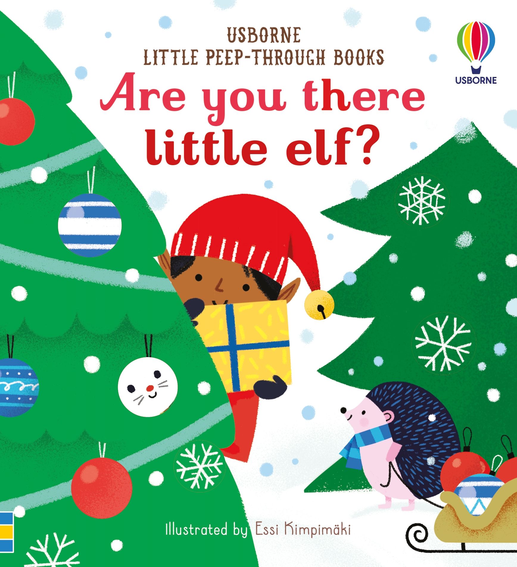 little peep-through books: are you there little elf?