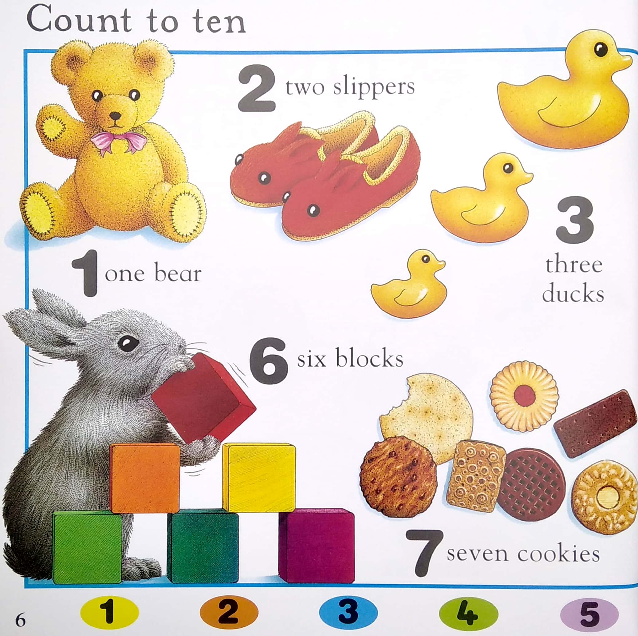 little rabbits' first numbers: learn first numbers with the little rabbits