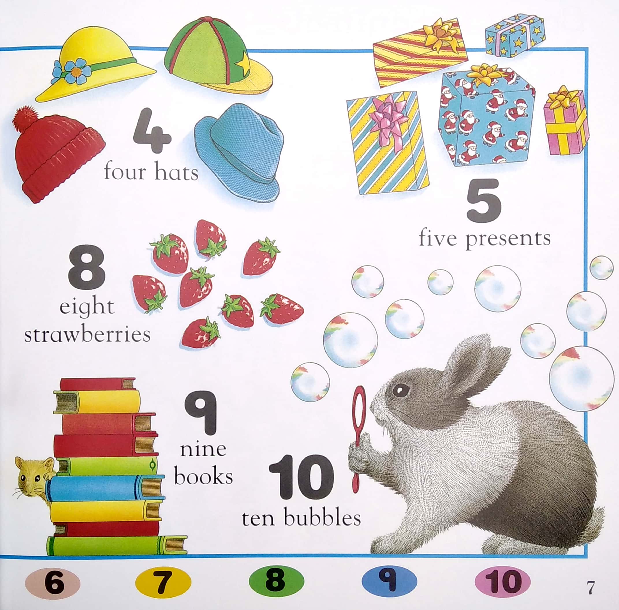 little rabbits' first numbers: learn first numbers with the little rabbits