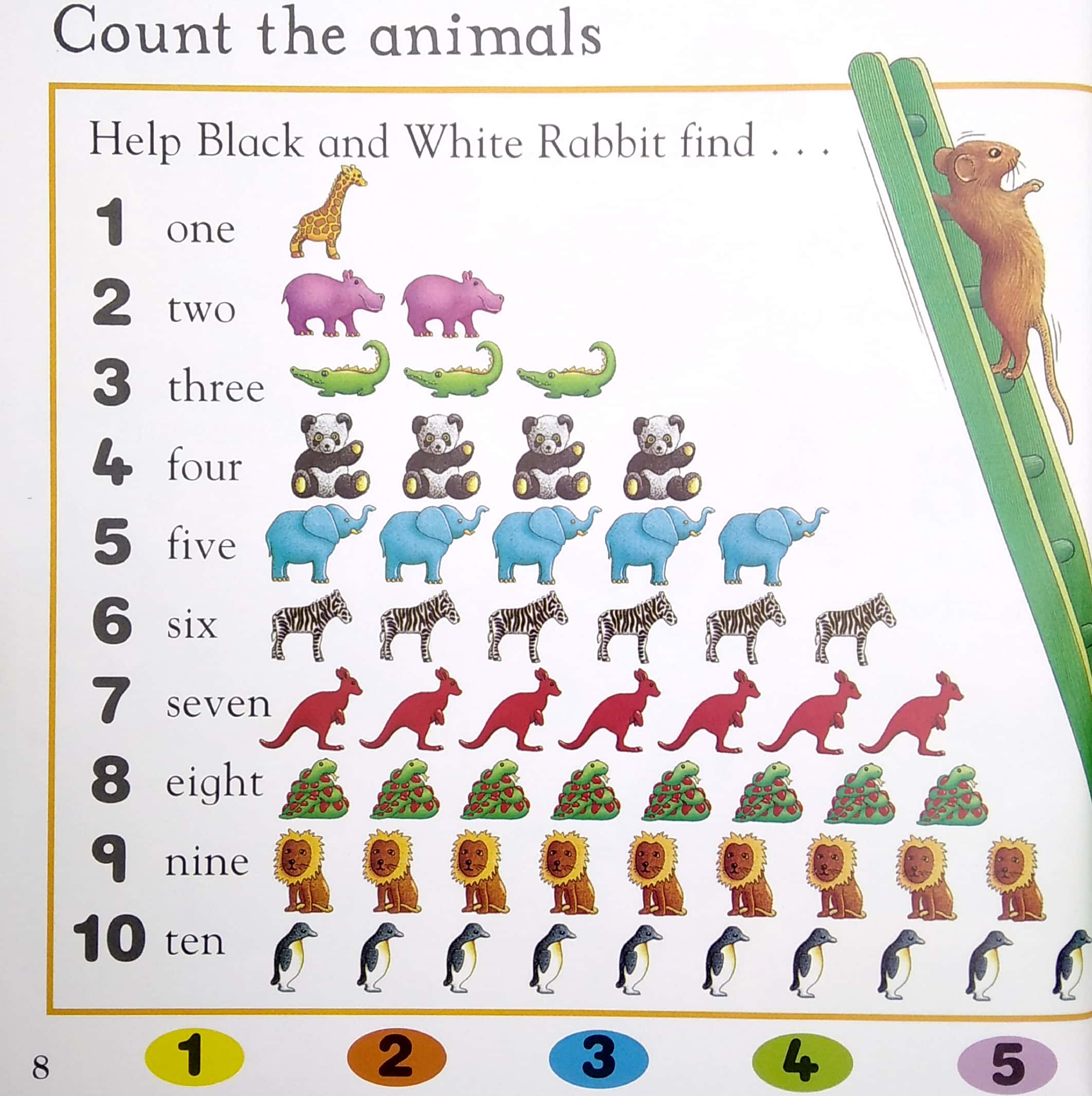 little rabbits' first numbers: learn first numbers with the little rabbits