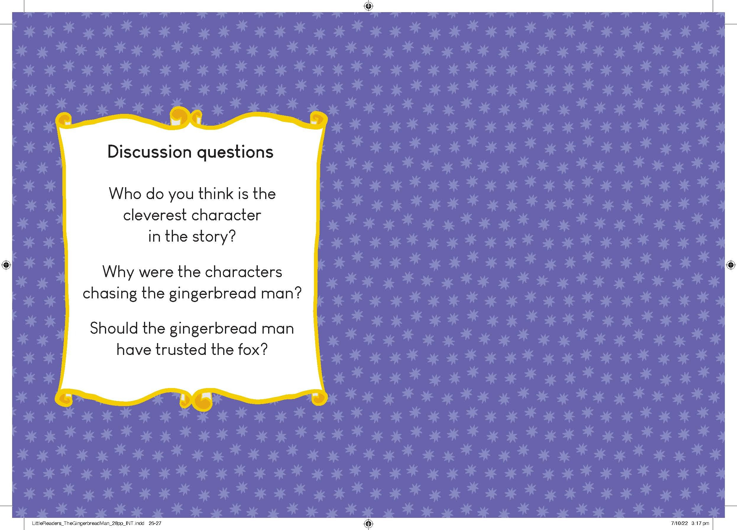 little readers - the gingerbread man