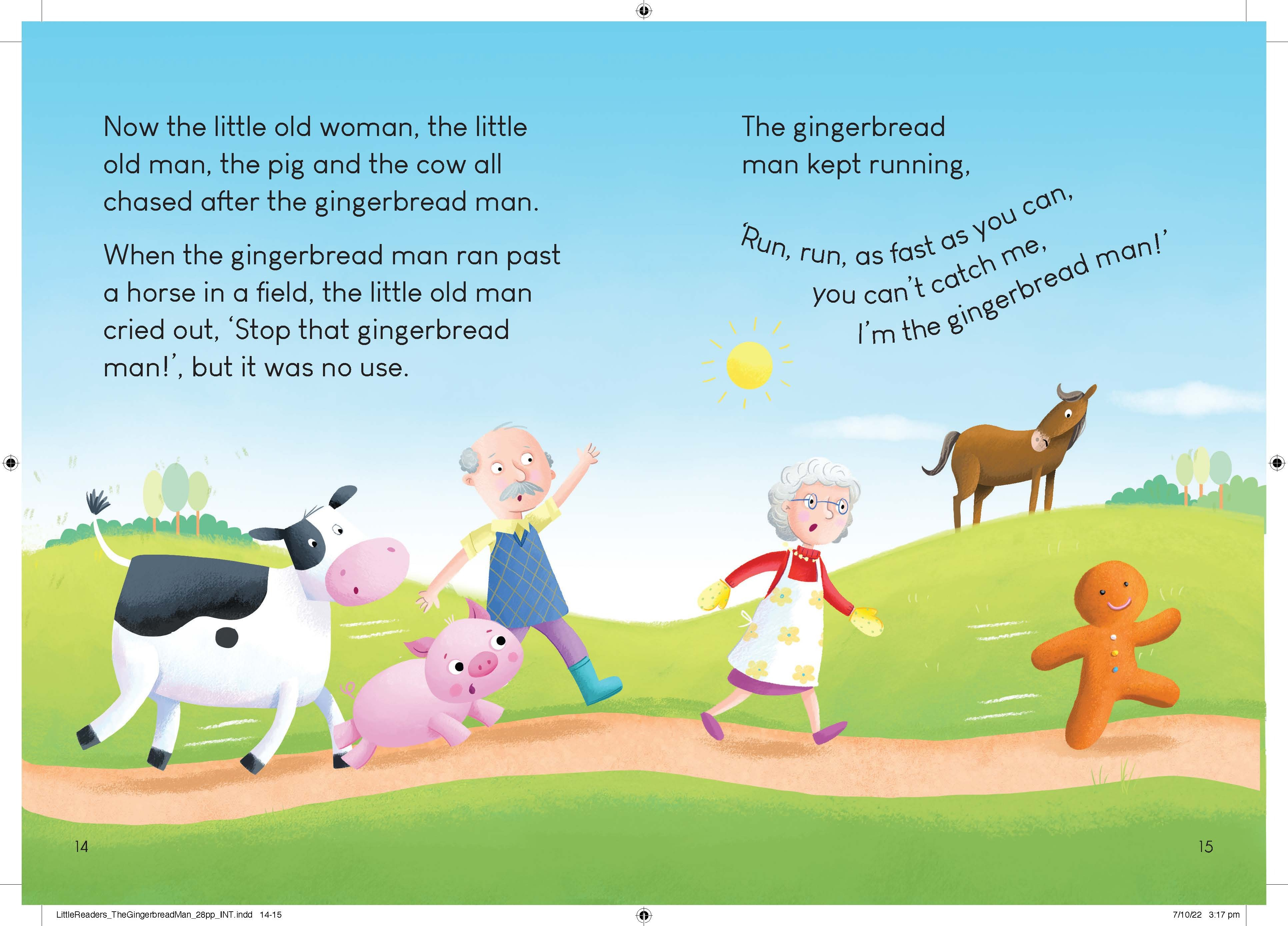 little readers - the gingerbread man