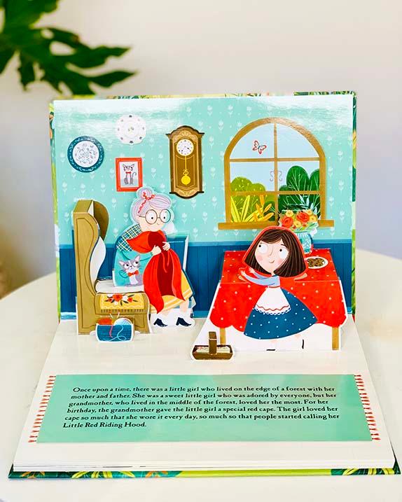 little red riding hood pop-up book
