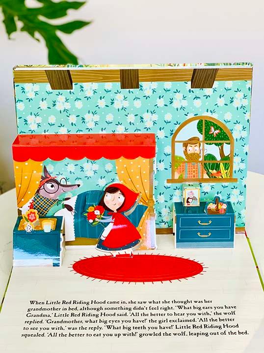 little red riding hood pop-up book