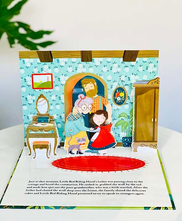 little red riding hood pop-up book