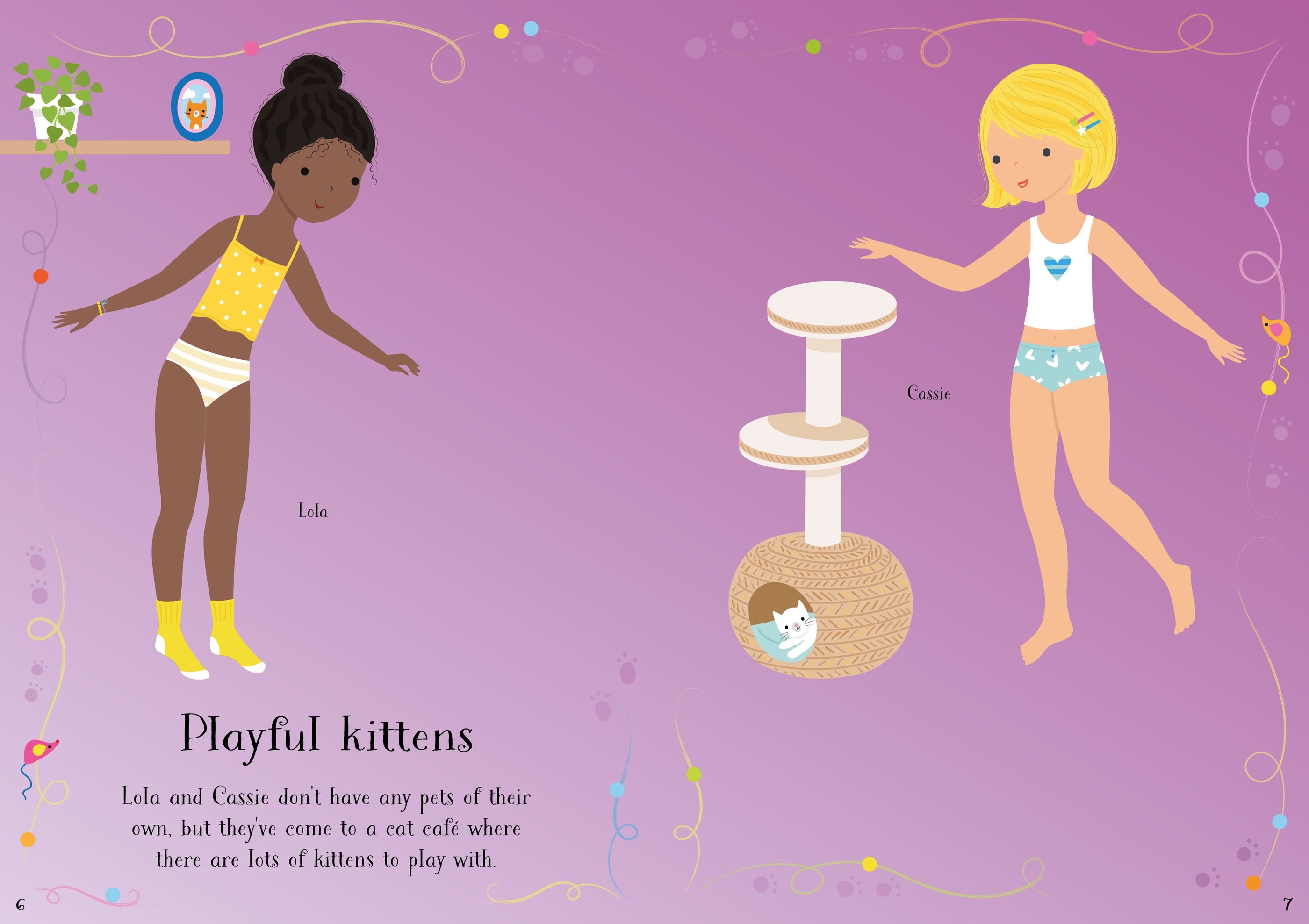 little sticker dolly dressing pets