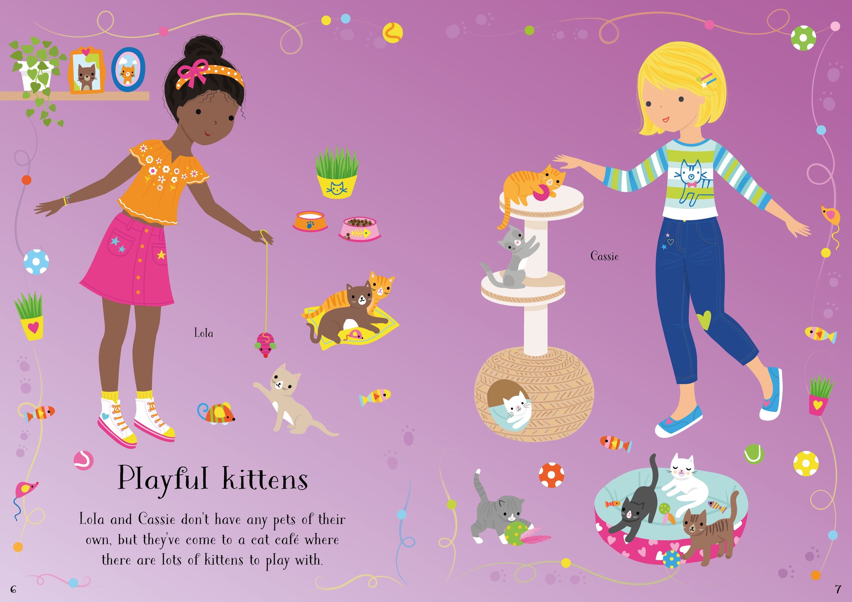 little sticker dolly dressing pets