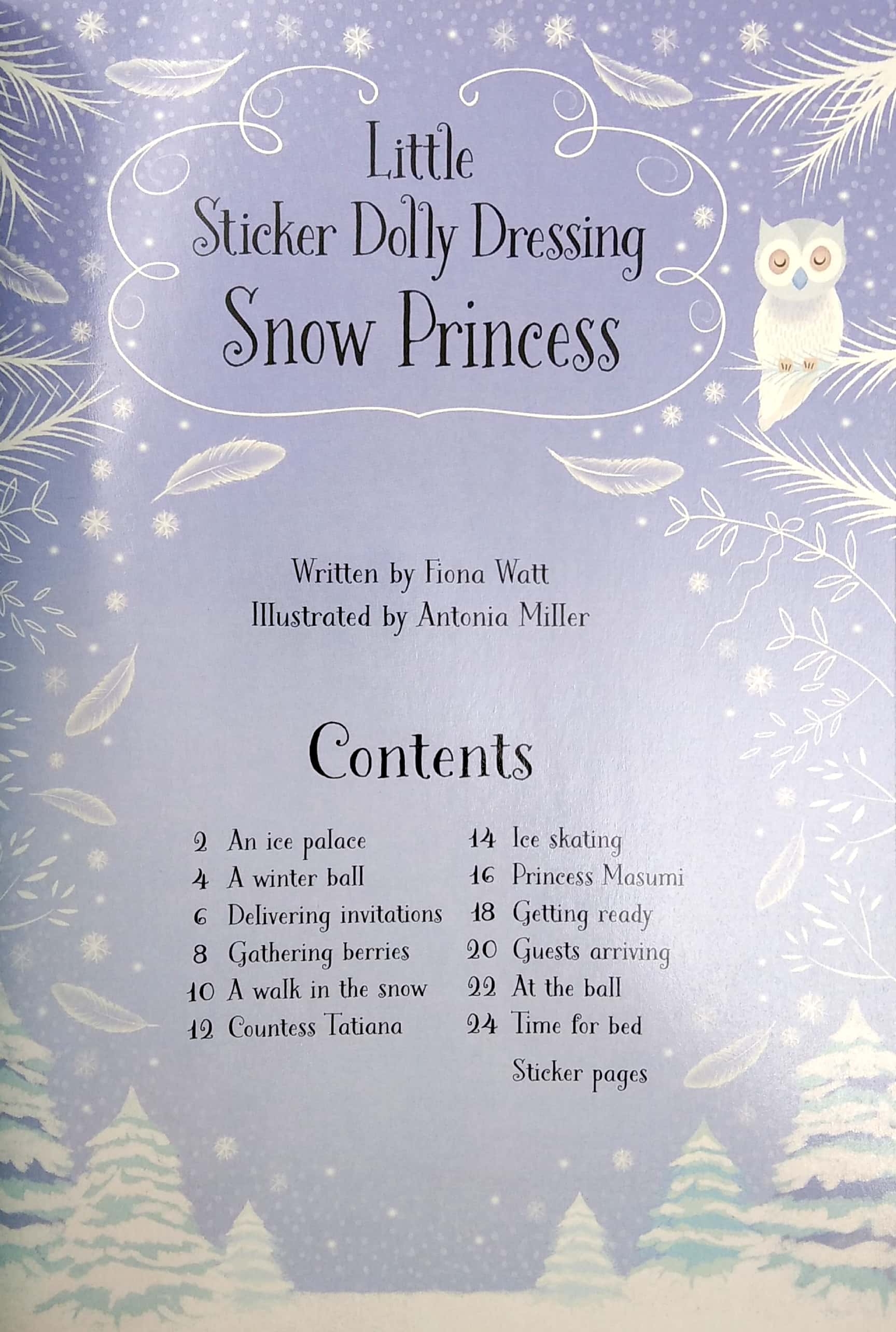 little sticker dolly dressing snow princess