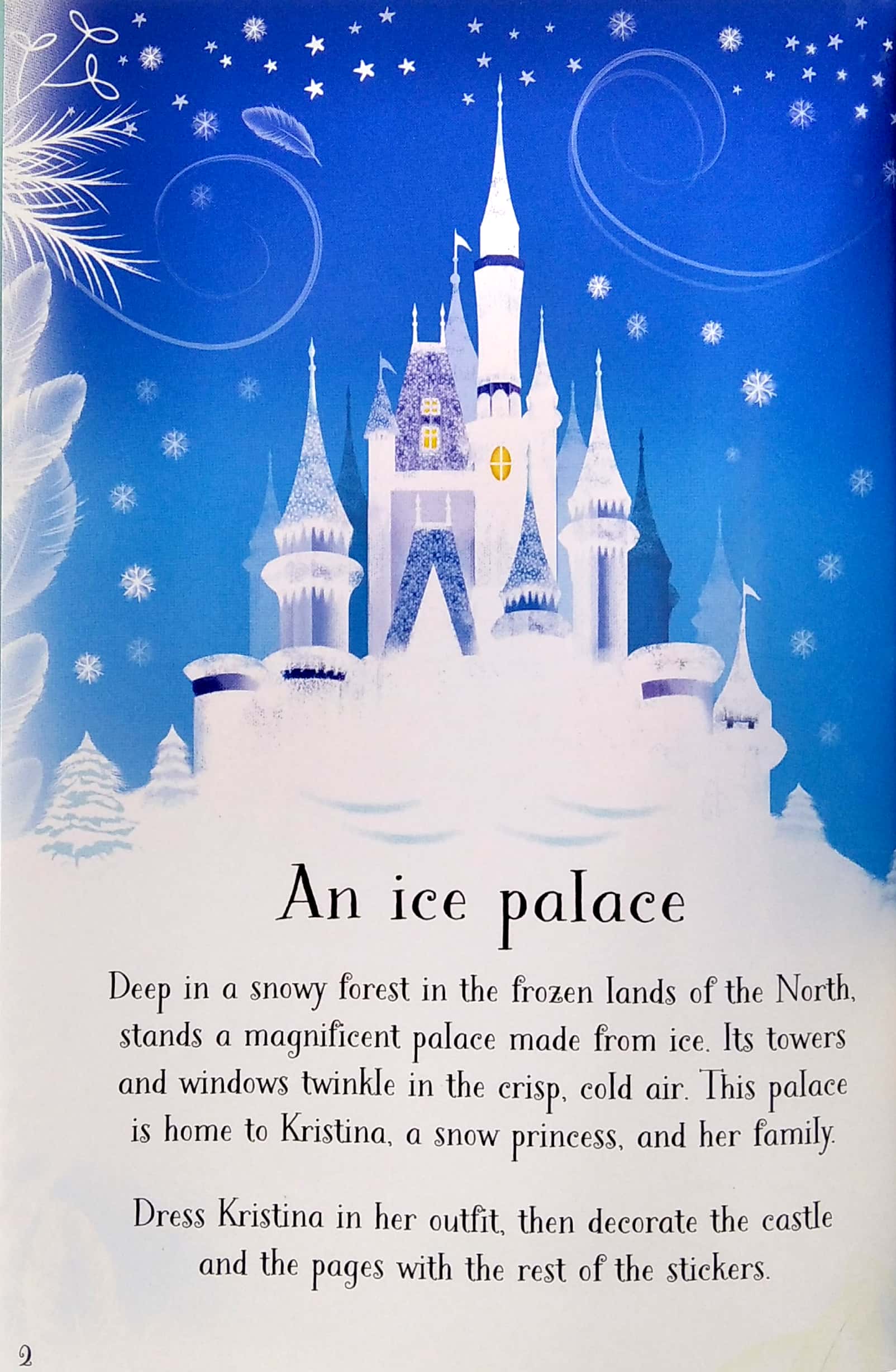 little sticker dolly dressing snow princess