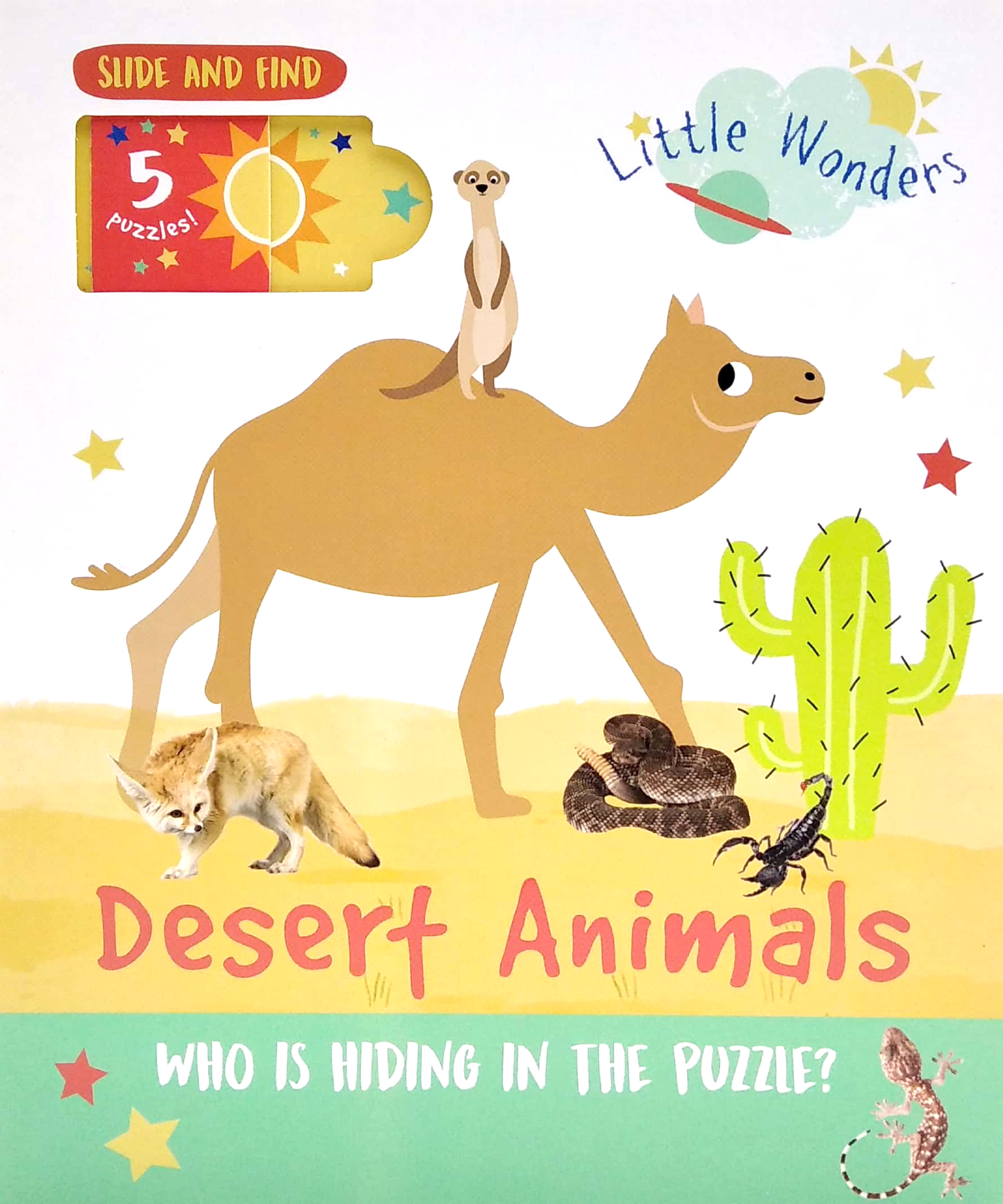 little wonders: desert animals - 5 puzzles