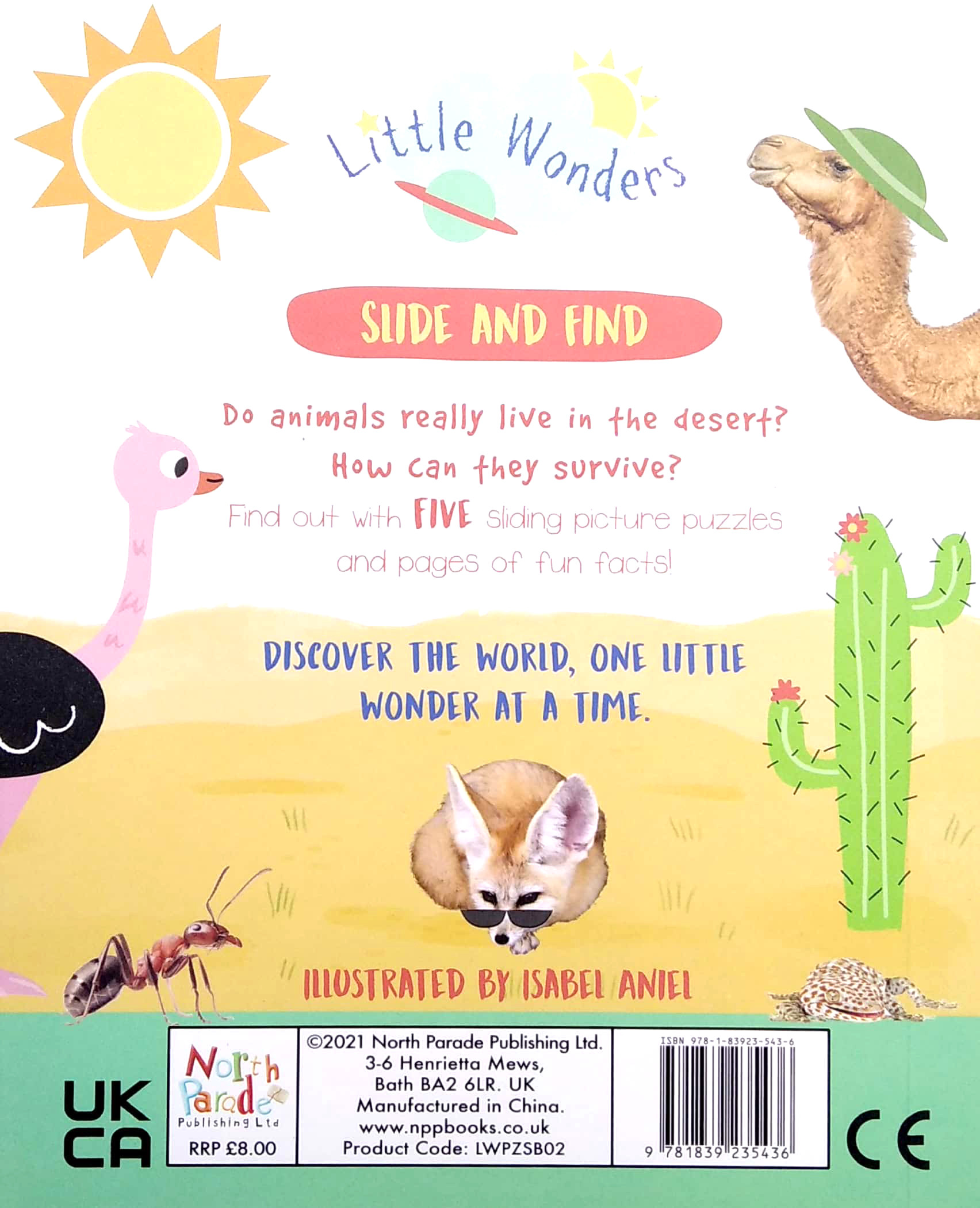 little wonders: desert animals - 5 puzzles