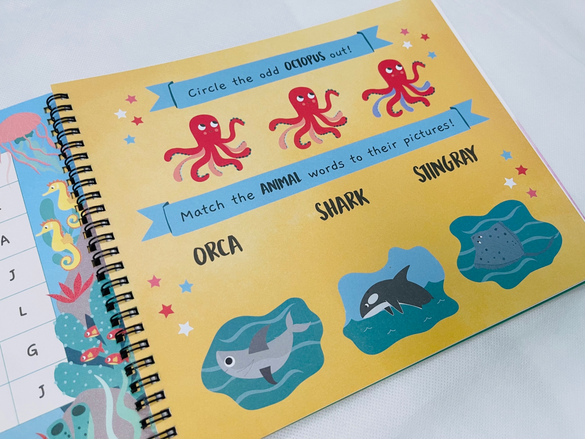 little wonders sticker by number - in the ocean