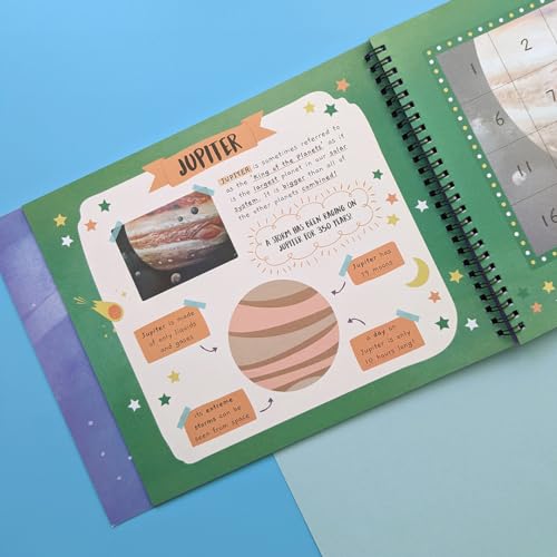 little wonders sticker by number - our solar system