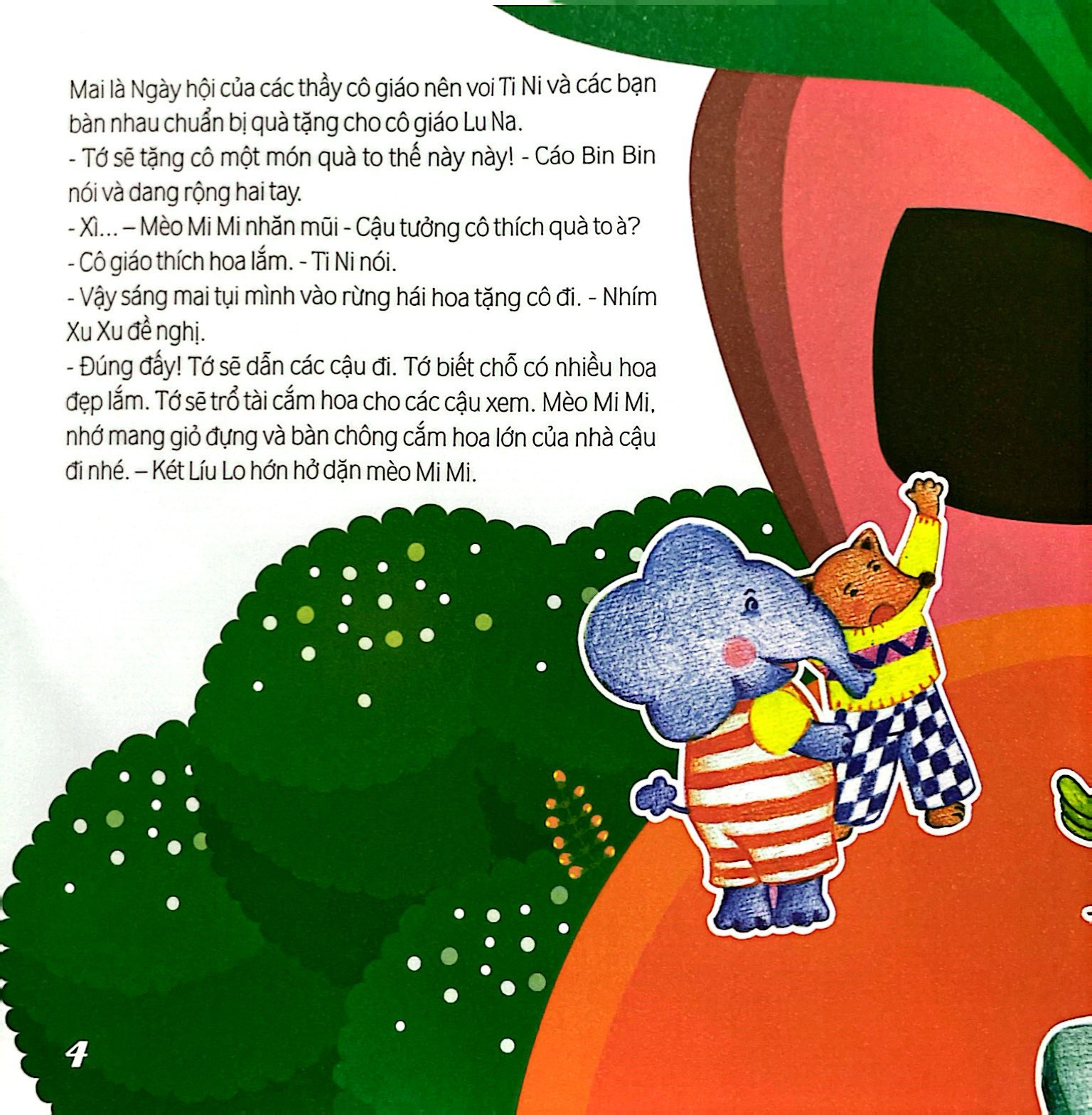 líu lo cắm hoa - tini và các bạn