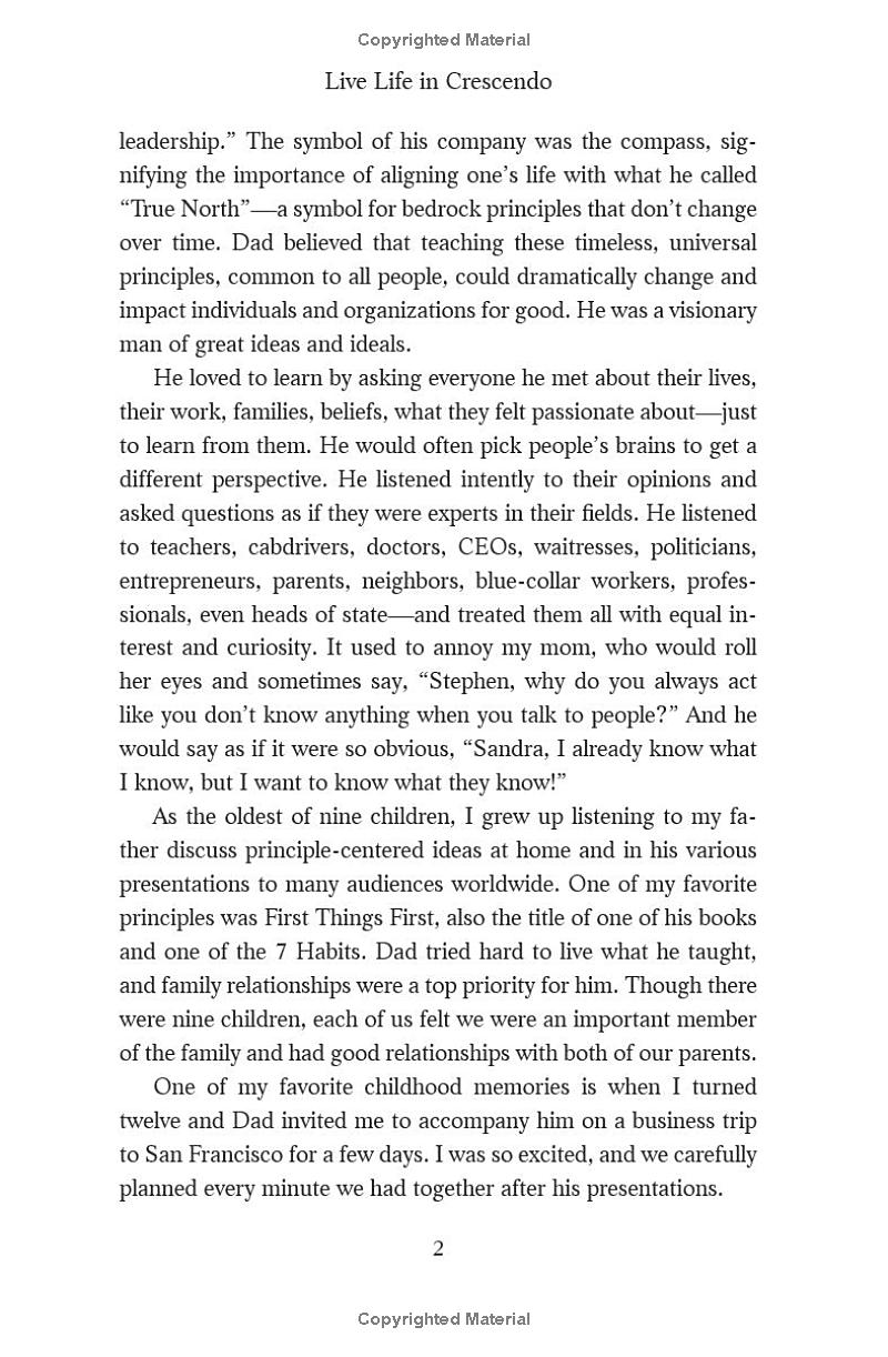 live life in crescendo