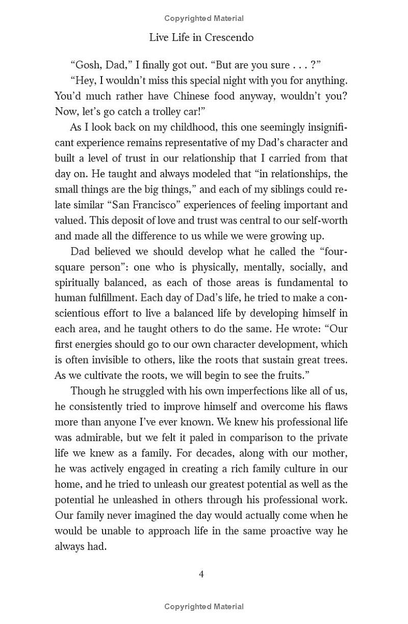 live life in crescendo