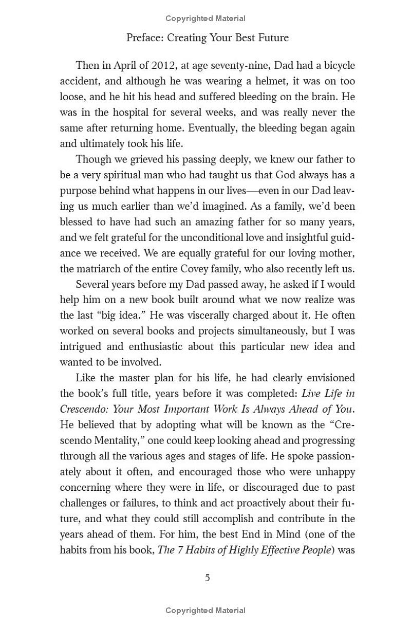 live life in crescendo