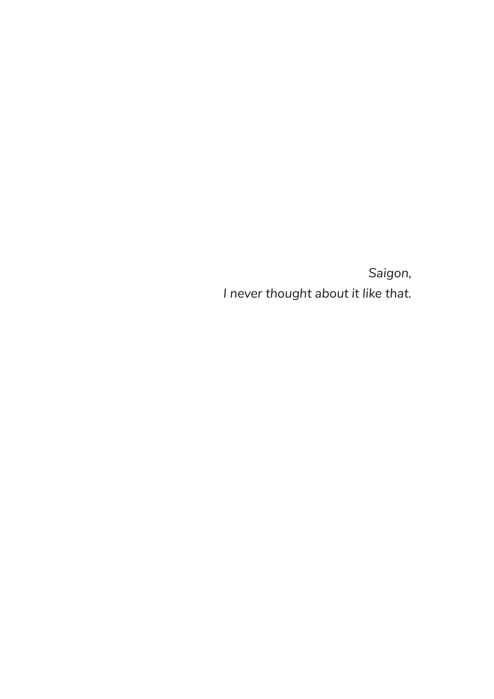 Living In Saigon