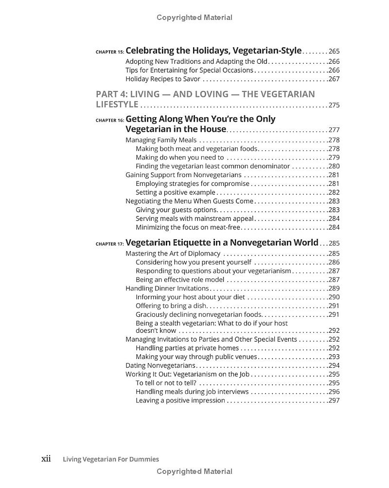 living vegetarian for dummies 2nd edition